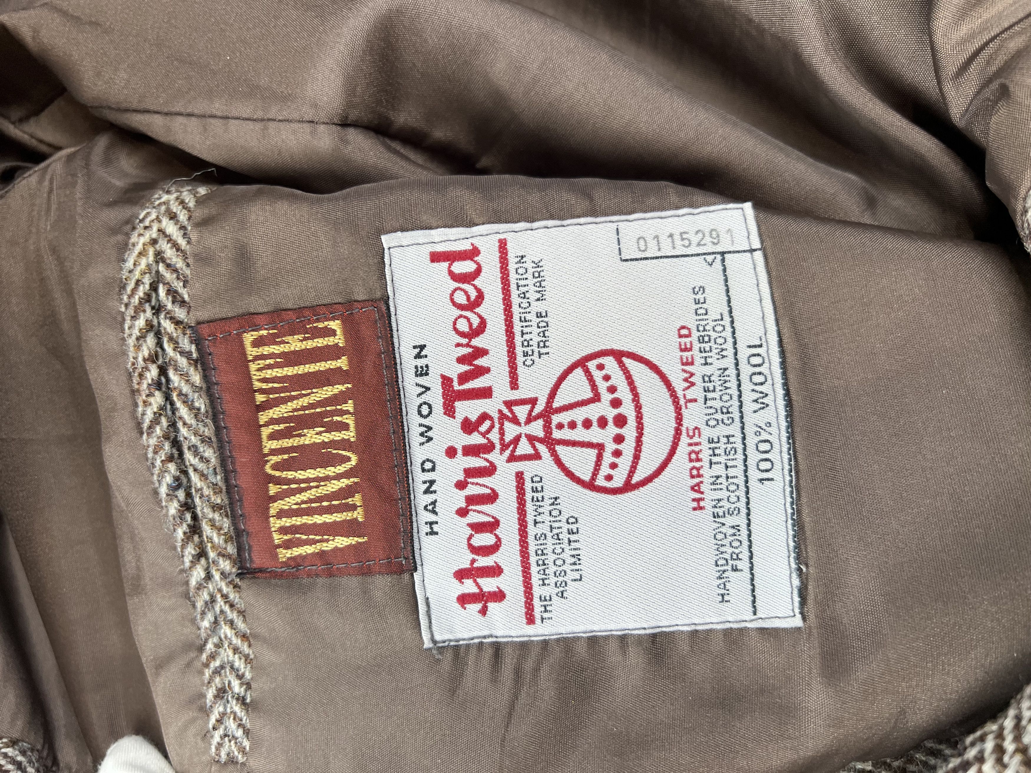 Harris Tweed × Vintage Vintage Harris Tweed Wool Blazer 42R Size 42R - 7 Thumbnail