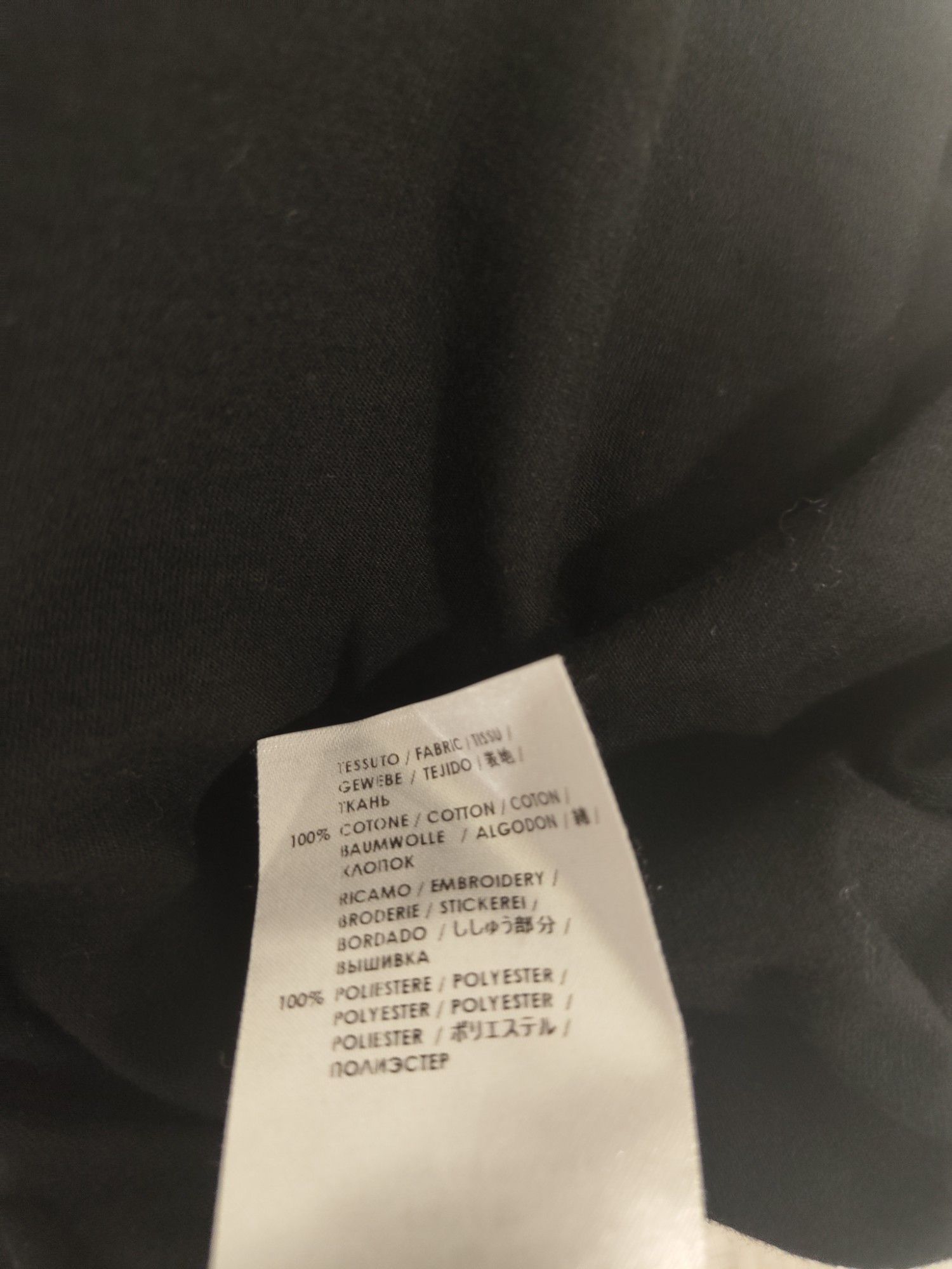 Alexander McQueen Black Tee With Signature Skull Embroidered Logo Size US XL / EU 56 / 4 - 7 Thumbnail