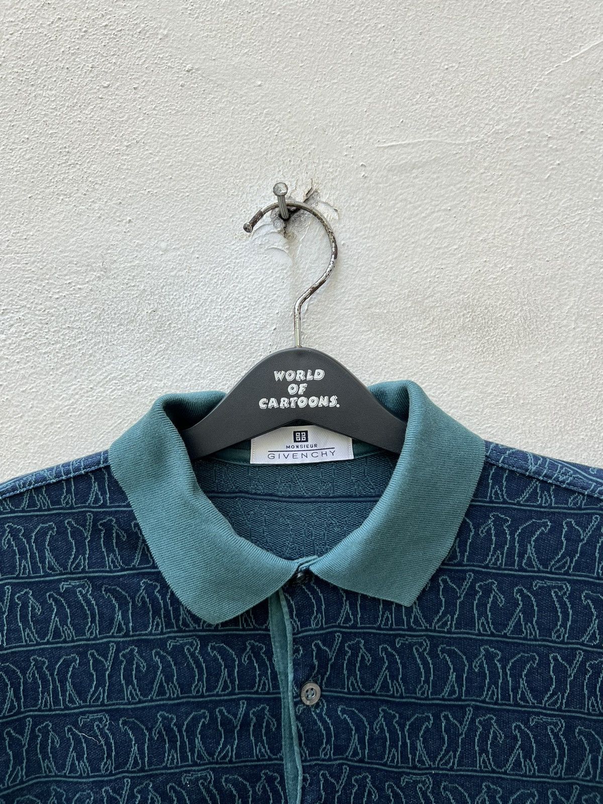 Vintage Monsieur Givenchy Italy " Art of Golfing " Polo Shirt Size US S / EU 44-46 / 1 - 6 Thumbnail