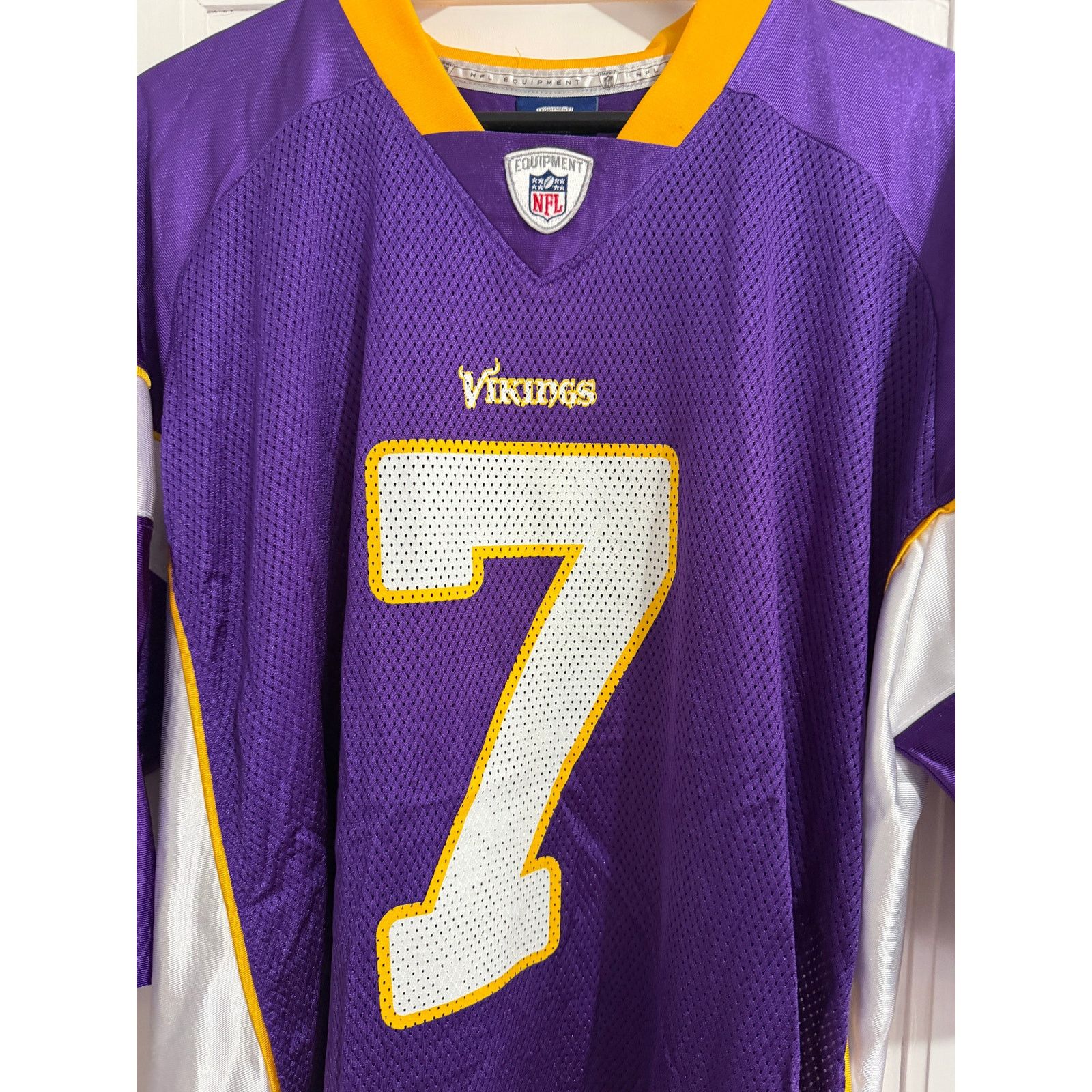 Reebok Throwback Christian Ponder Minnesota Vikings Jersey Size XXL Size US XXL / EU 58 / 5 - 4 Thumbnail