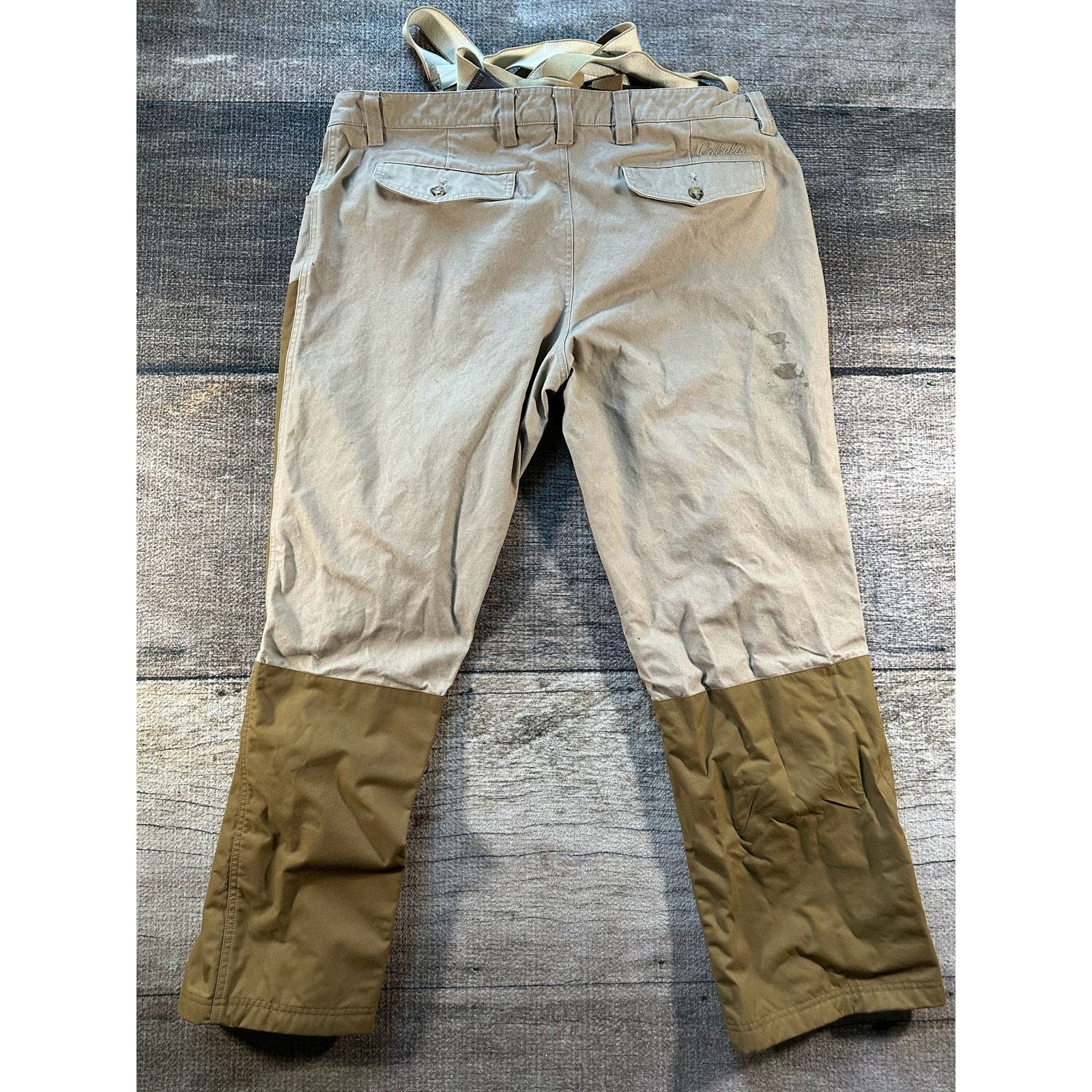 Cabelas Cabela's Mens Hunting Overalls Pants 42x29 Brown Canvas Size US 42 / EU 58 - 7 Thumbnail