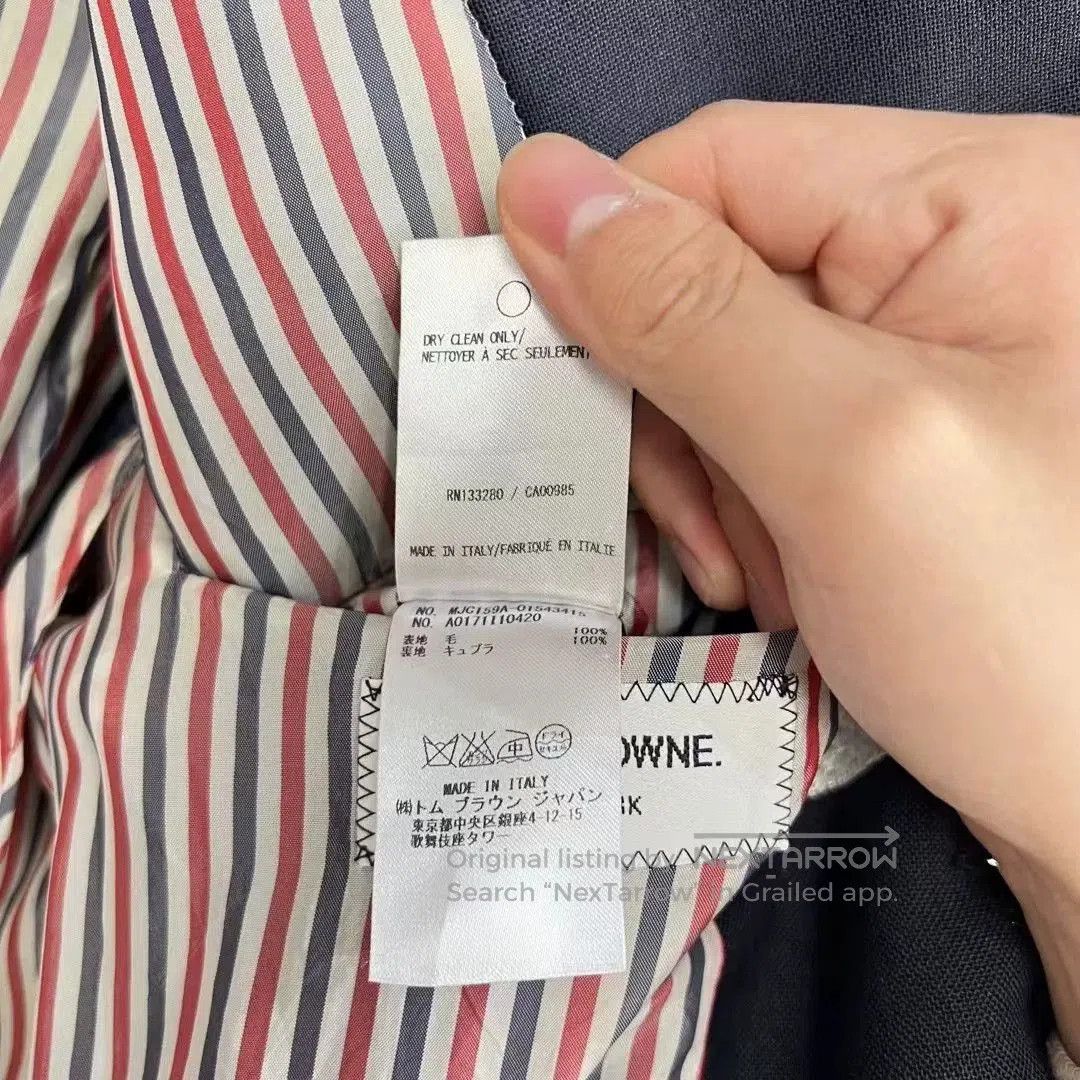Thom Browne thom browne whale turtle embroidered jacket. Size US M / EU 48-50 / 2 - 6 Thumbnail