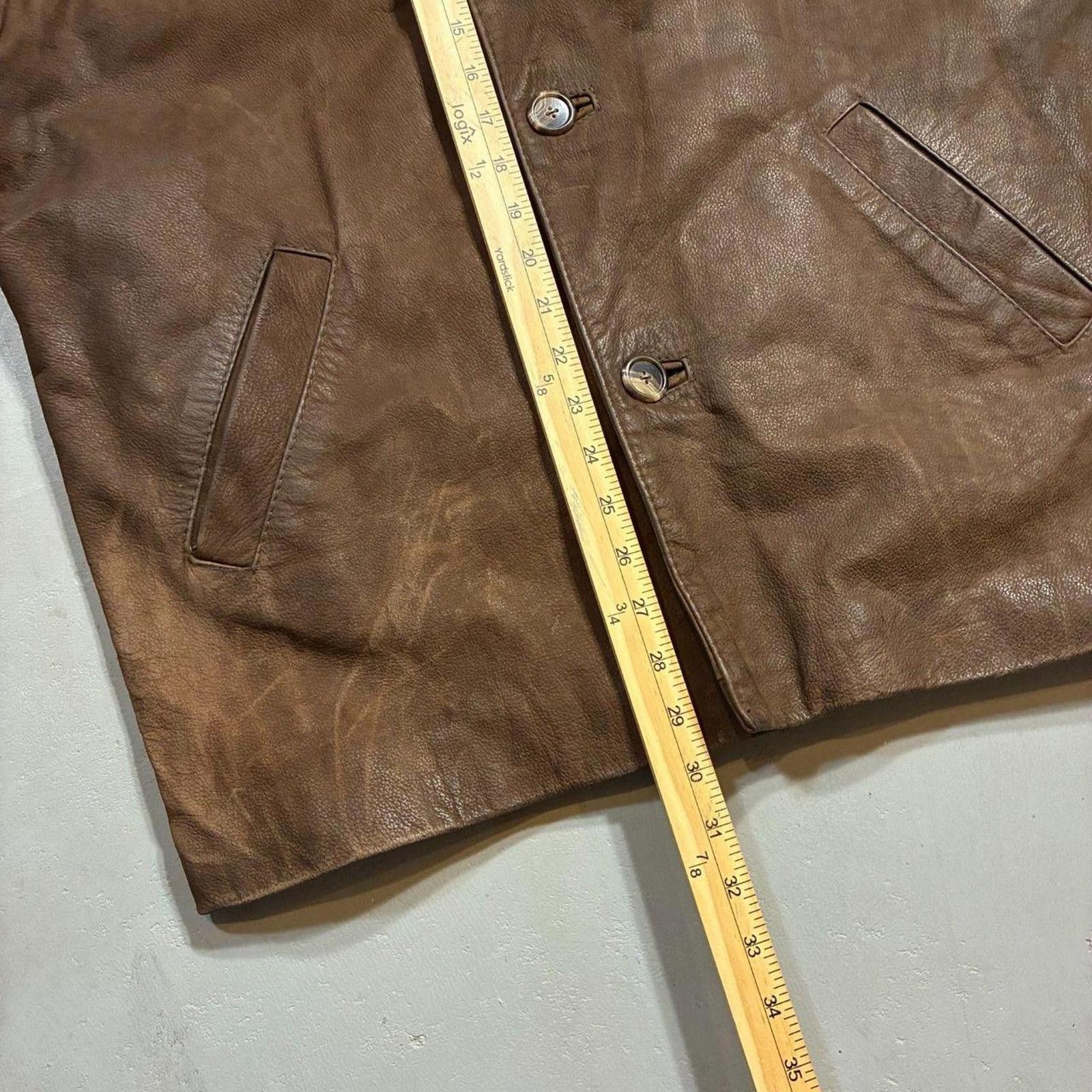NBDN Nobrandedon Unbranded German-made Full Grain Nubuck Leather Jacket Size US M / EU 48-50 / 2 - 8 Thumbnail