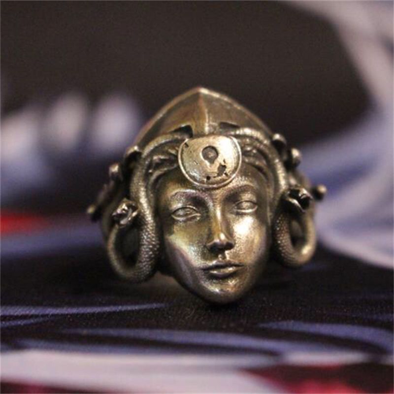 Jewelry Medusa Jewelry Rings Open Size Chrome Ring (Size 7-13) Size ONE SIZE - 5 Thumbnail