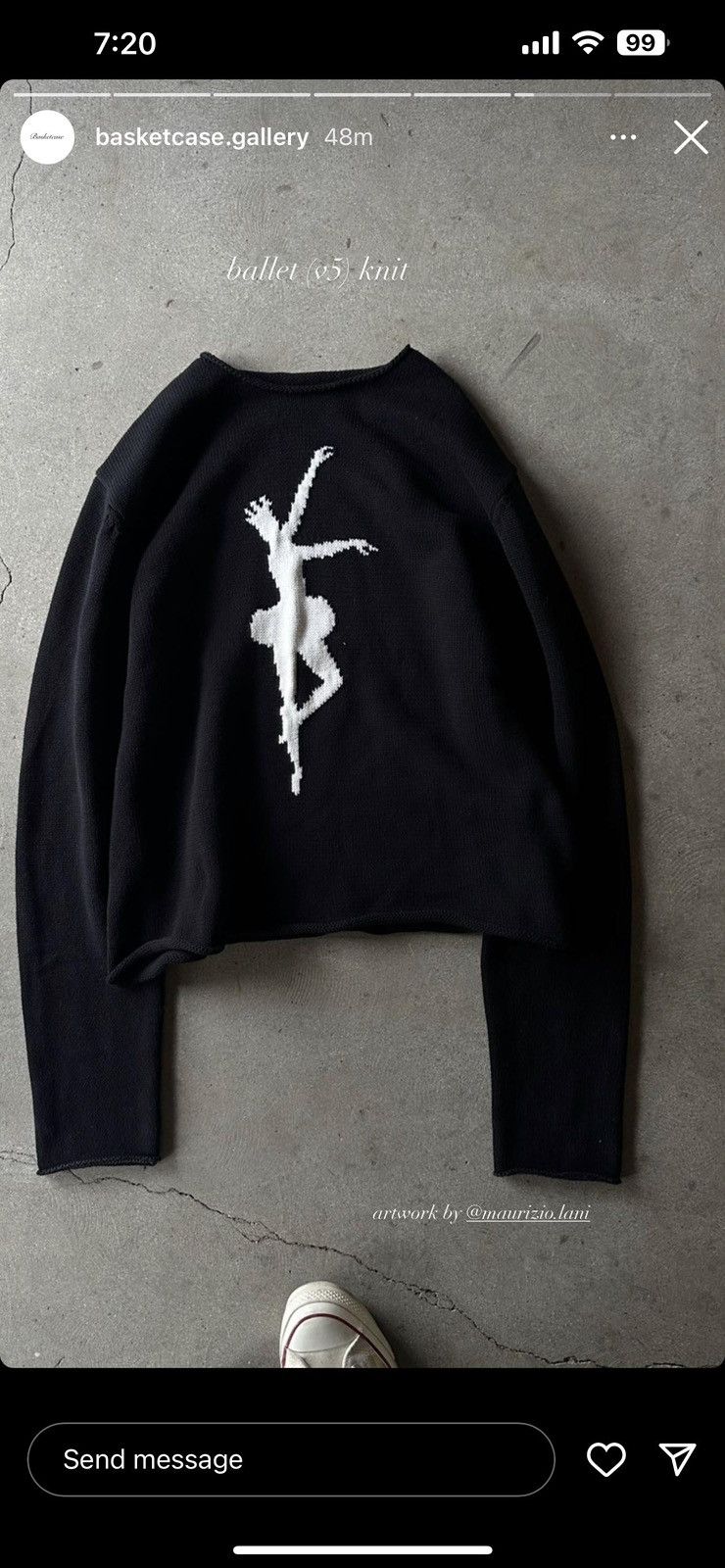 basketcase gallery Basketcase Gallery Ballet Sweater Size US L / EU 52-54 / 3 - 7 Thumbnail