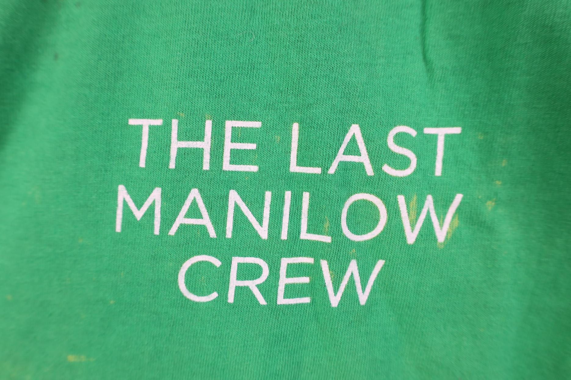 Vintage Vintage Crew The Last Tour Barry Manilow Band T-Shirt Green Size US XL / EU 56 / 4 - 5 Thumbnail
