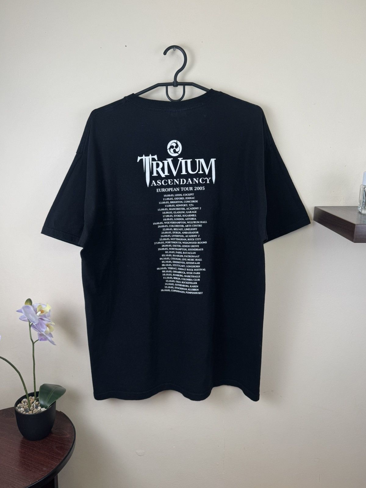 Other Vintage Trivium T shirt 2005 Ascendancy Rock Band Black XL Size US XL / EU 56 / 4 - 19 Thumbnail