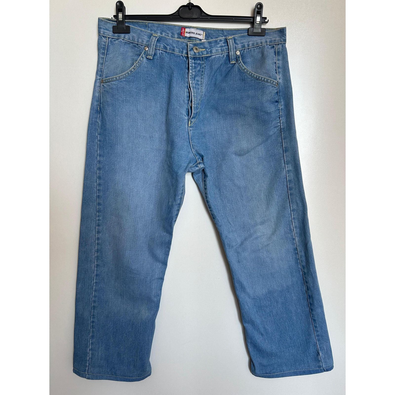 Levi's Levi's Engineered W34 - Wide Leg Twisted Seam Y2K Jeans Size US 34 / EU 50 - 2 Thumbnail