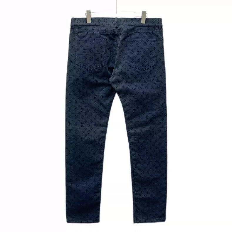 Louis Vuitton Louis Vuitton Blue Logo Pattern Casual Jeans -2505 Size US 36 / EU 52 - 2 Thumbnail