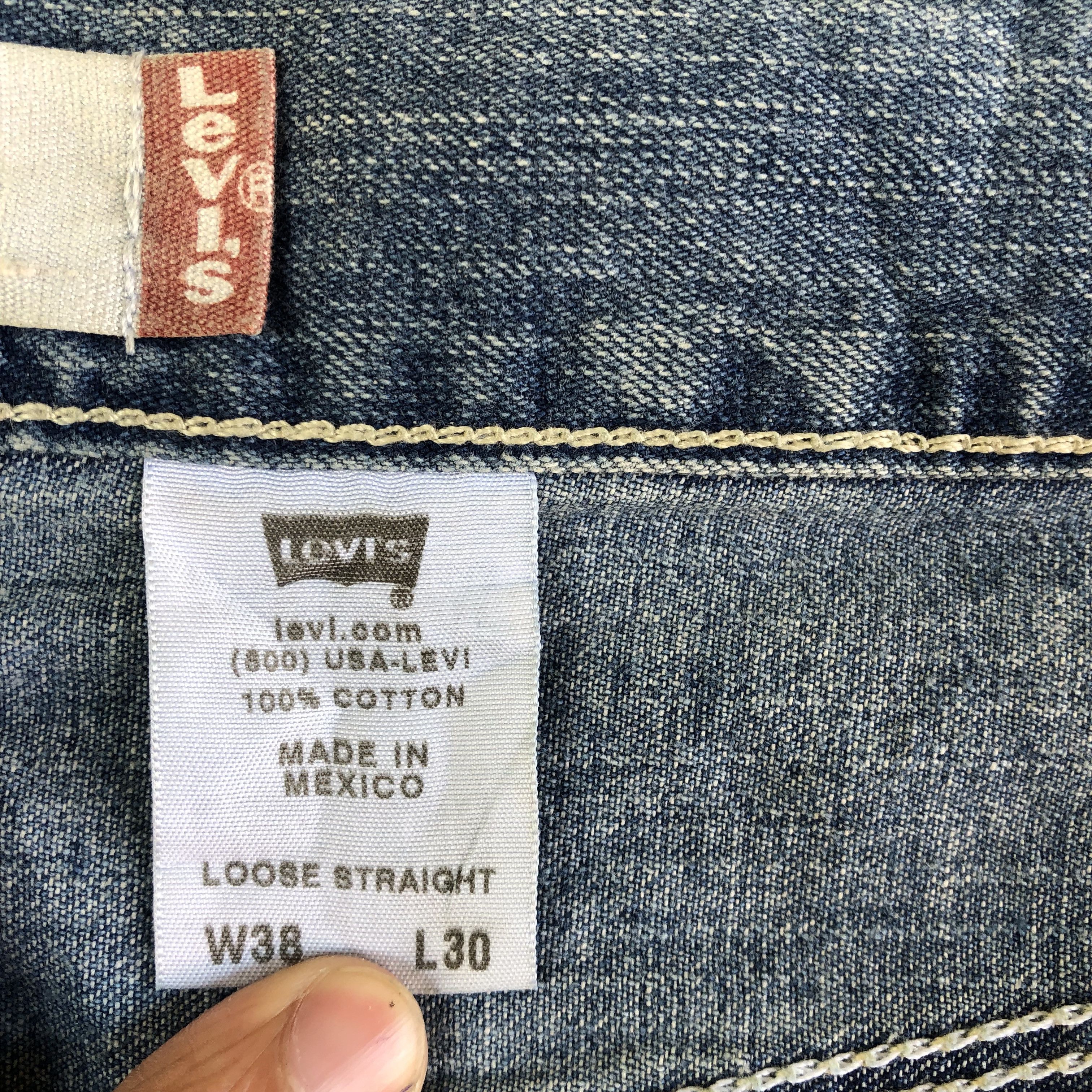 Levi's Vintage Levis Carpenter Jeans Levi's Carpenter Baggy Denim Size US 38 / EU 54 - 9 Thumbnail