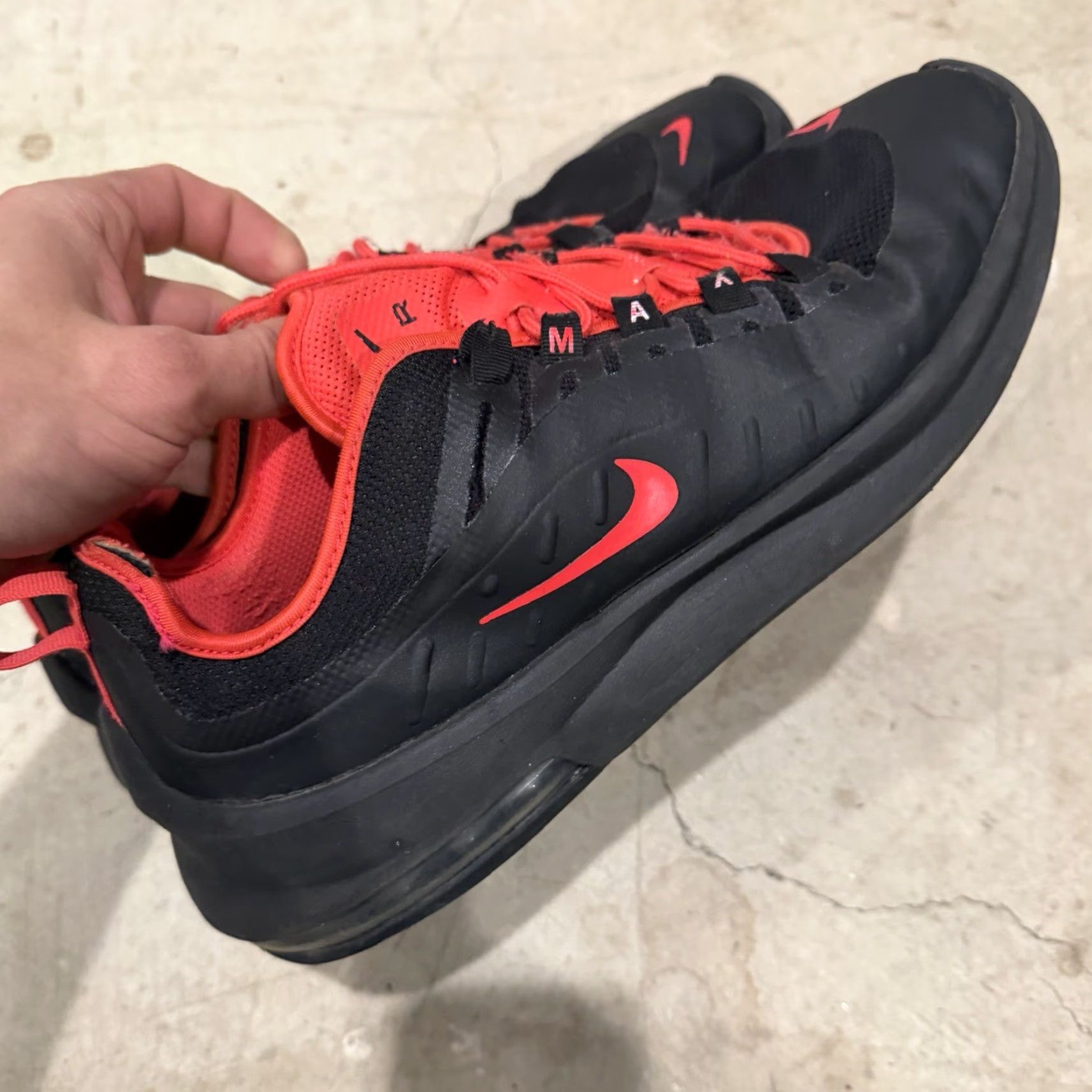 Nike Nike Air Max Axis Sneaker Men Black Red Orbit AA2146-008 Size 10 Tears Size US 9 / EU 42 - 4 Thumbnail