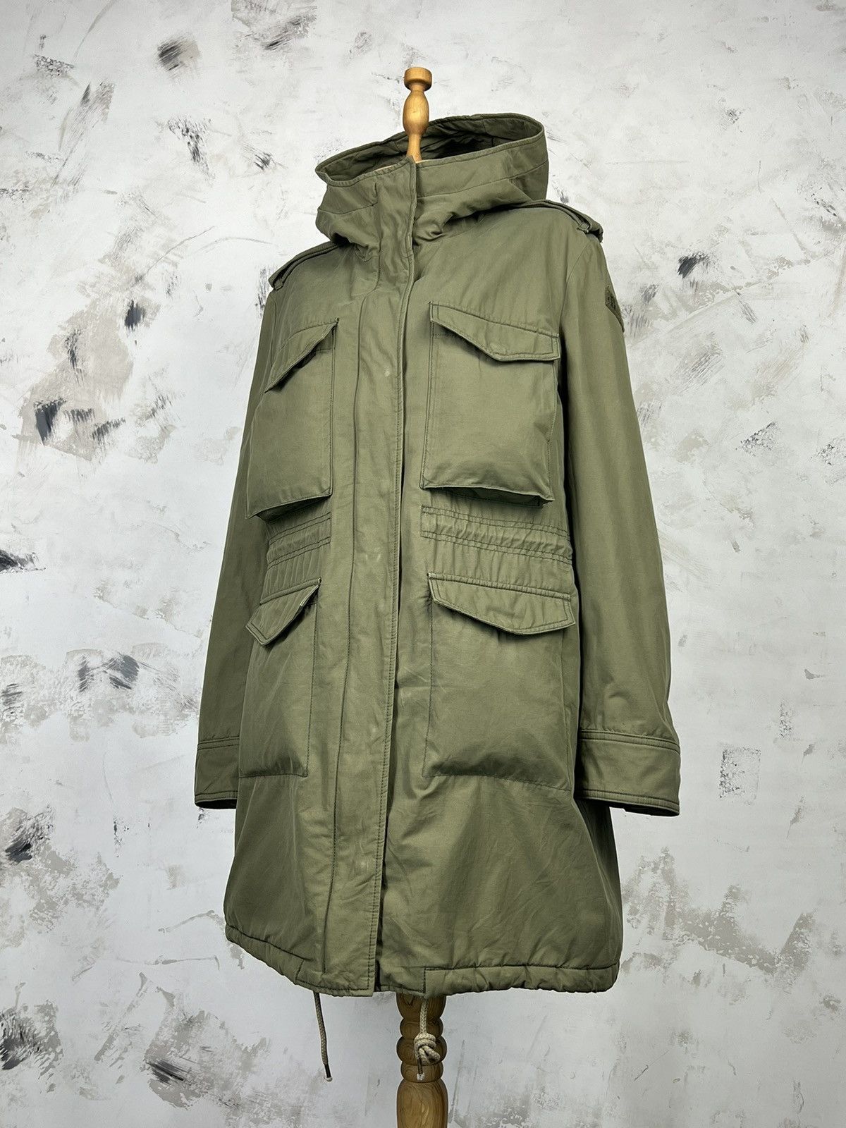 Diesel Vintage Diesel Hooded Parka Jacket Size M - L Size L / US 10 / IT 46 - 2 Thumbnail