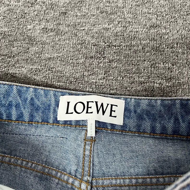 Loewe Loewe Washable denim with edge leather label Size US 34 / EU 50 - 5 Thumbnail