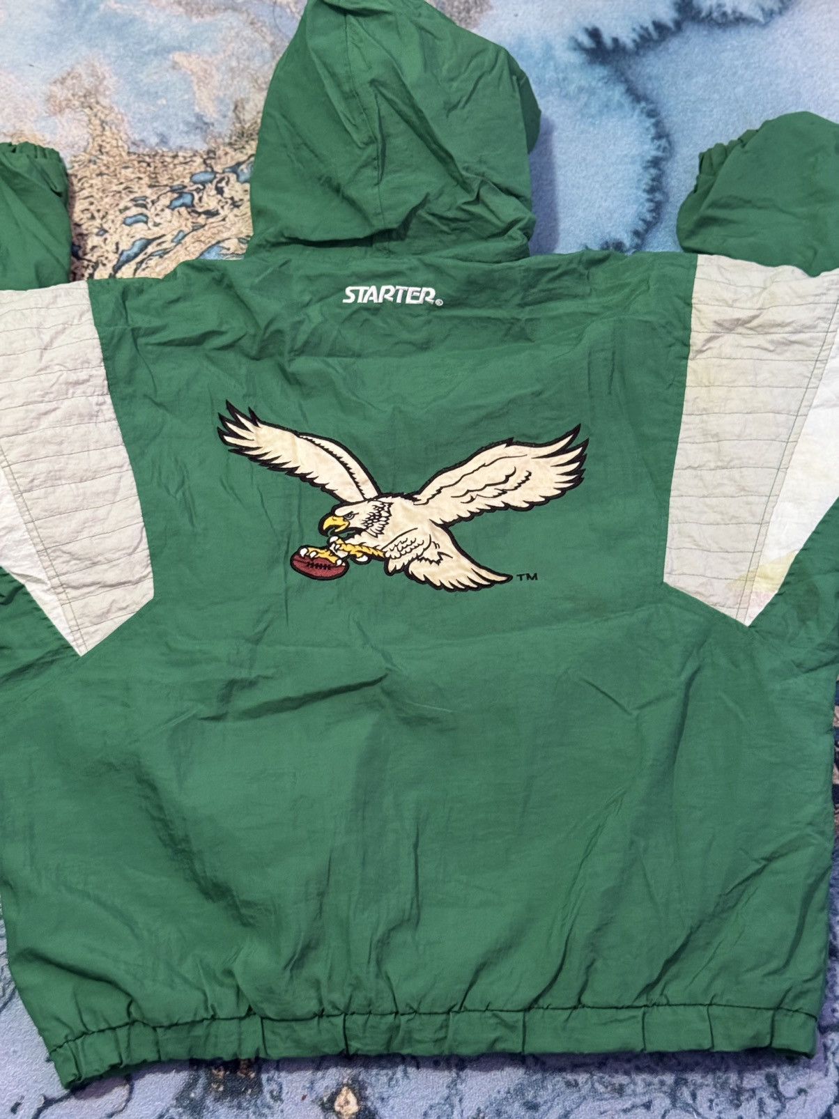 Starter Vintage Starter Philadelphia Eagles Jacket Size US XL / EU 56 / 4 - 11 Thumbnail