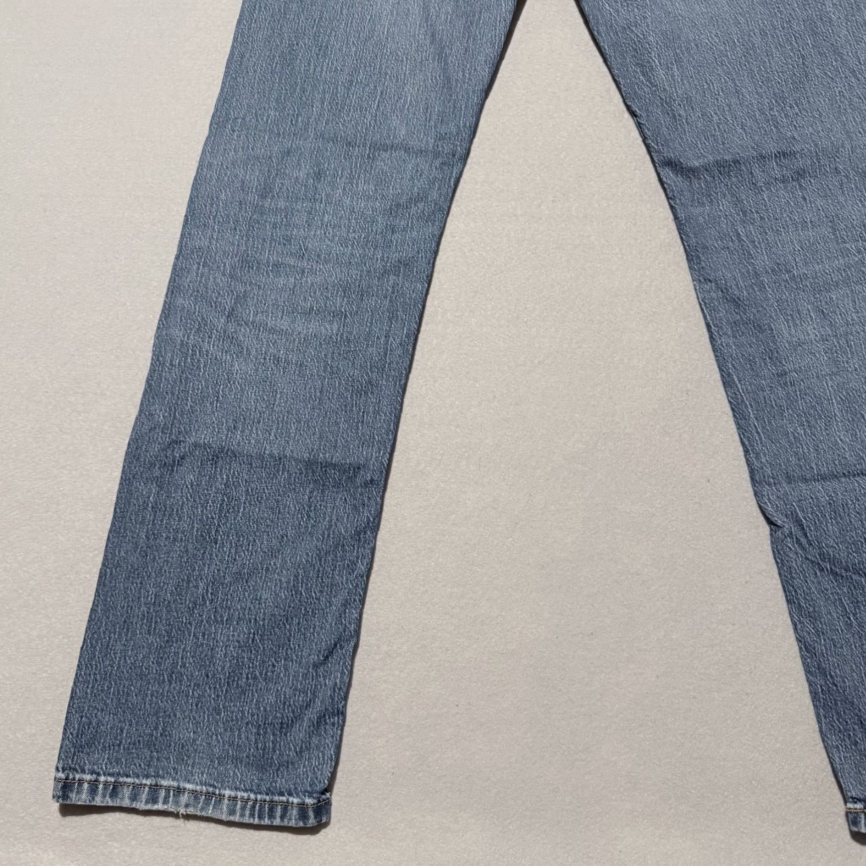 Levi's Levi's 505 Jeans Men Blue Denim Mid Rise Pockets - 30x32 - Regular/Medium Stonewash Straight Jeans Mens Size US 30 / EU 46 - 7 Thumbnail