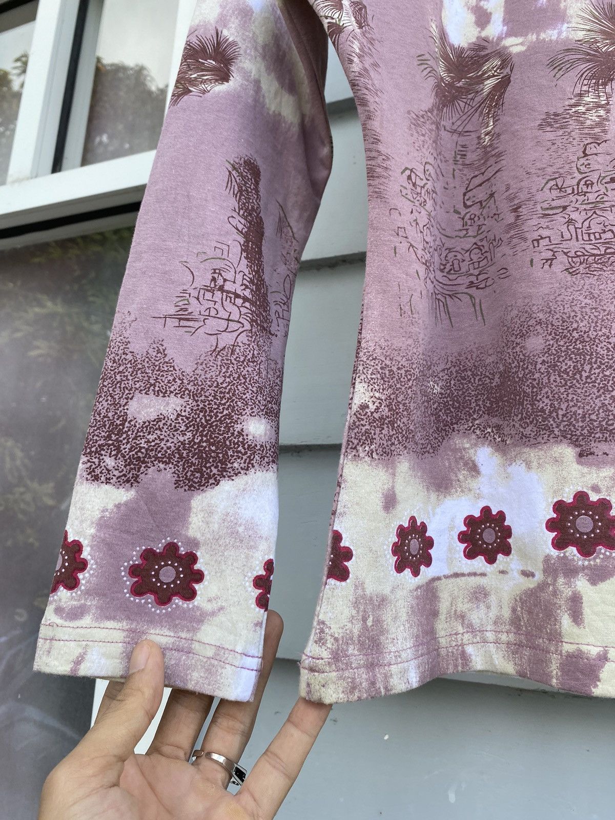Japanese Brand Cara Bohemian Bloom Indian Spirit Tye Dye Longsleeves Size ONE SIZE - 13 Thumbnail