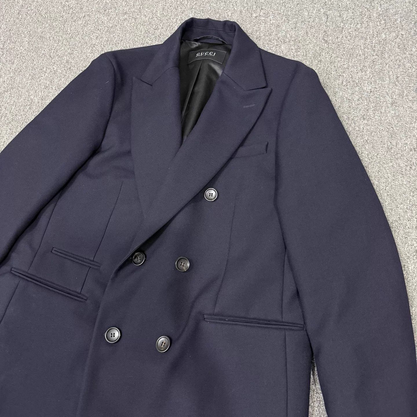 Gucci Gucci Navy Blue Overcoat 48 99 New Size US M / EU 48-50 / 2 - 3 Thumbnail