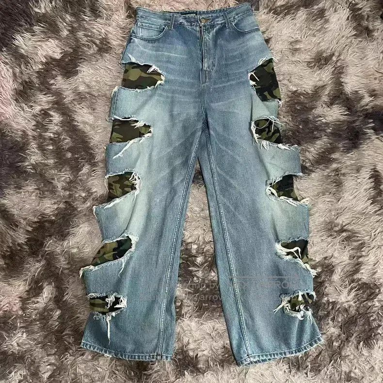 Balenciaga Balenciaga size S Double Layer Camouflage King of the Worl Size US 27 - 1 Thumbnail