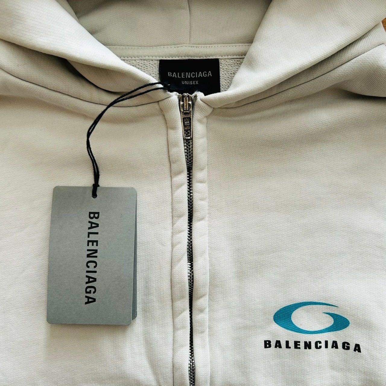 Balenciaga BALENCIAGA Loop Sports Icon Zip Hoodie Size US S / EU 44-46 / 1 - 3 Thumbnail