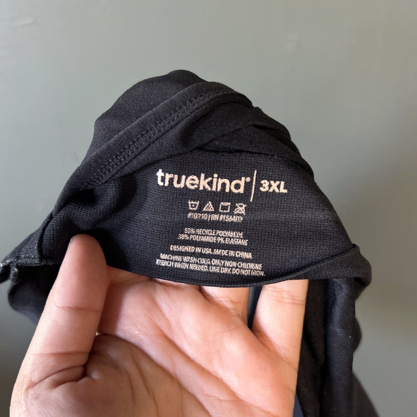Vintage Truekind Shaping Bra Wireless Supportive Comfort Sz 3X BLACK Womens Size ONE SIZE - 3 Thumbnail