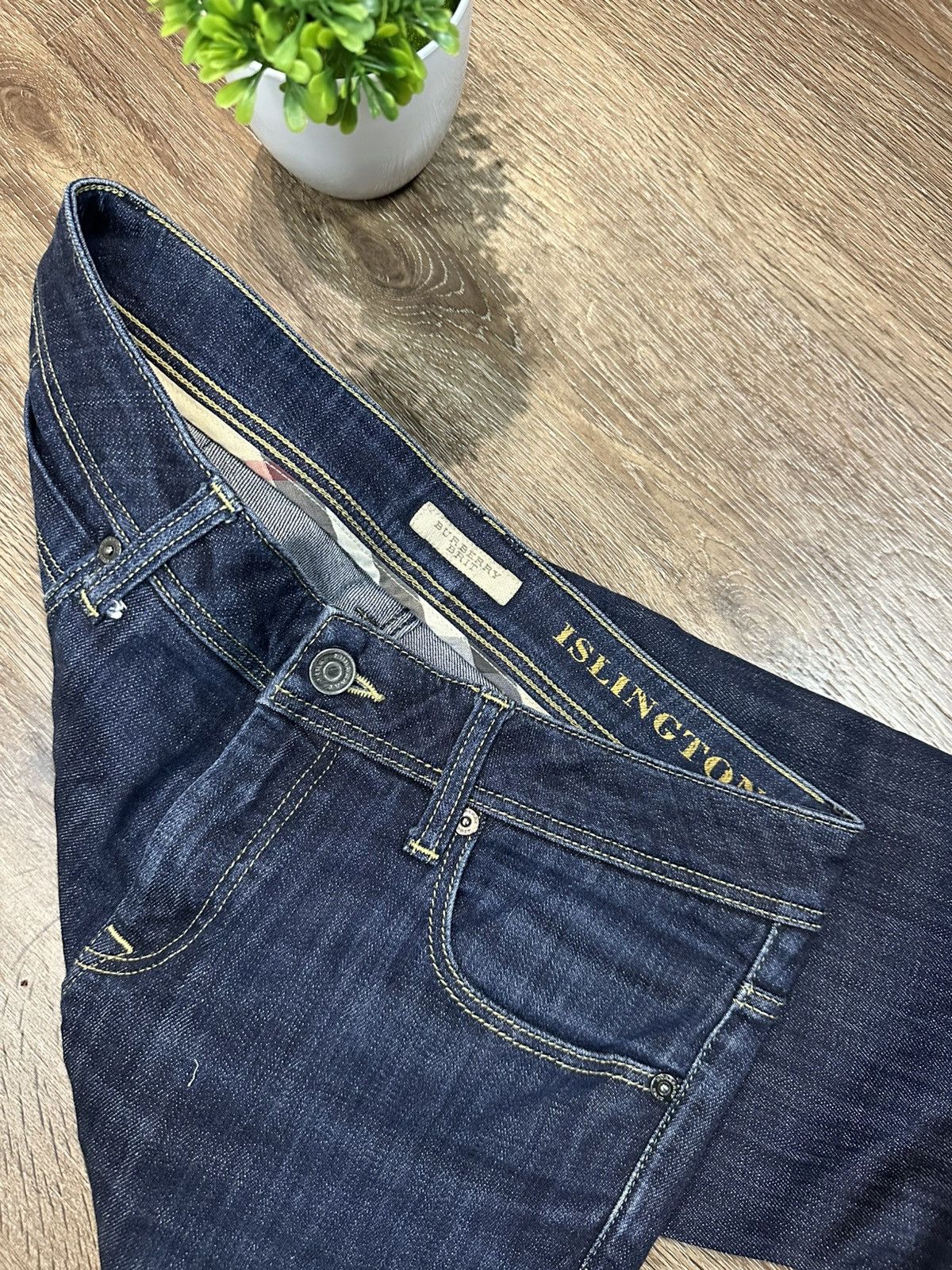 Burberry Burberry Brit Jeans Bell-Bottom Black Womens Size 28" / US 6 / IT 42 - 4 Thumbnail