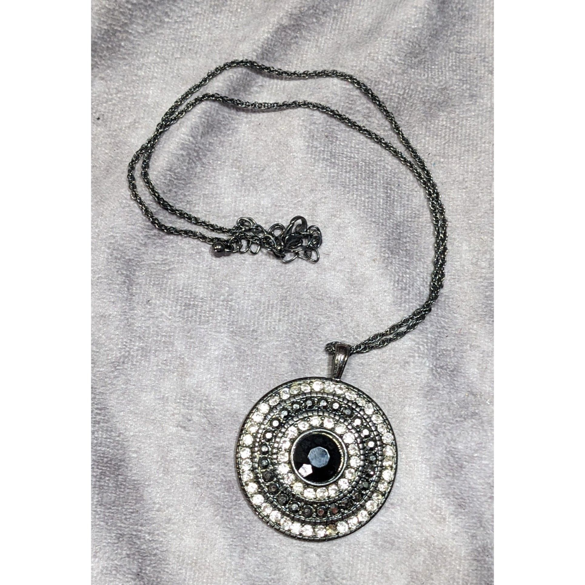 Other Bohemian Glam Rhinestone Medallion Pendant Necklace Size ONE SIZE - 4 Thumbnail