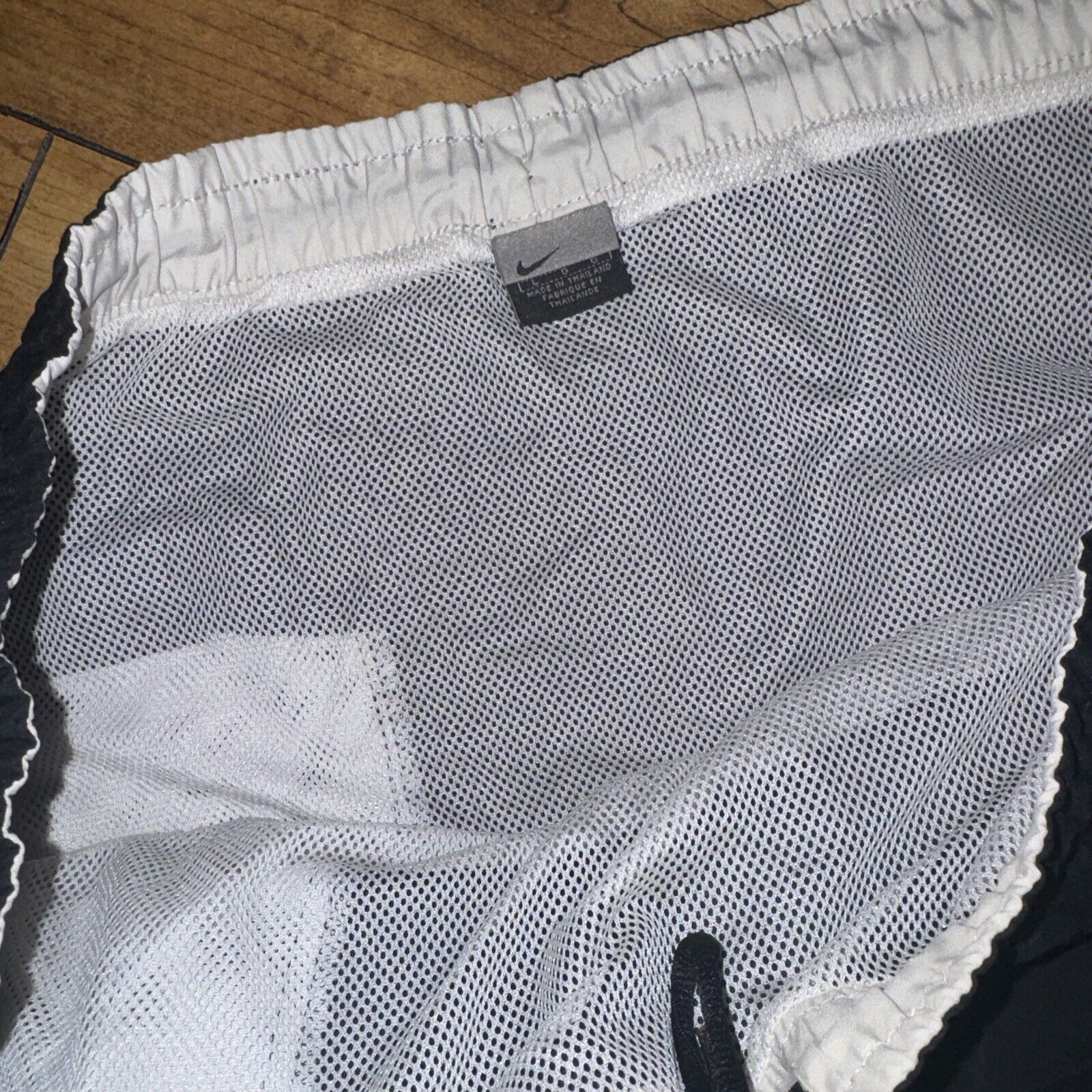 Nike × Vintage Vintage Nike Silver Tag Swim Trunks Shorts L Size 38 Black Size US 38 / EU 54 - 4 Thumbnail