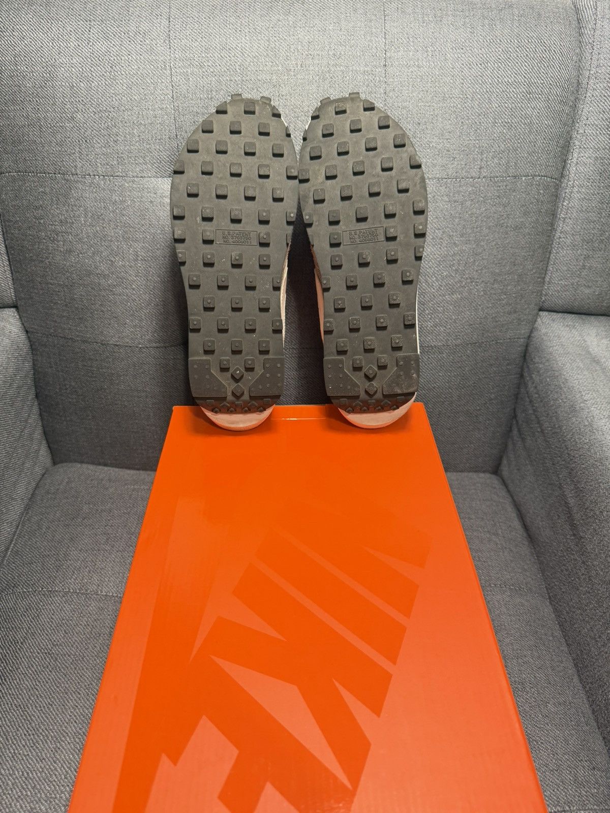 Fragment Design × Nike Nike x Sacai LD Waffle Grey White Sneakers Size US 8 / IT 38 - 4 Thumbnail