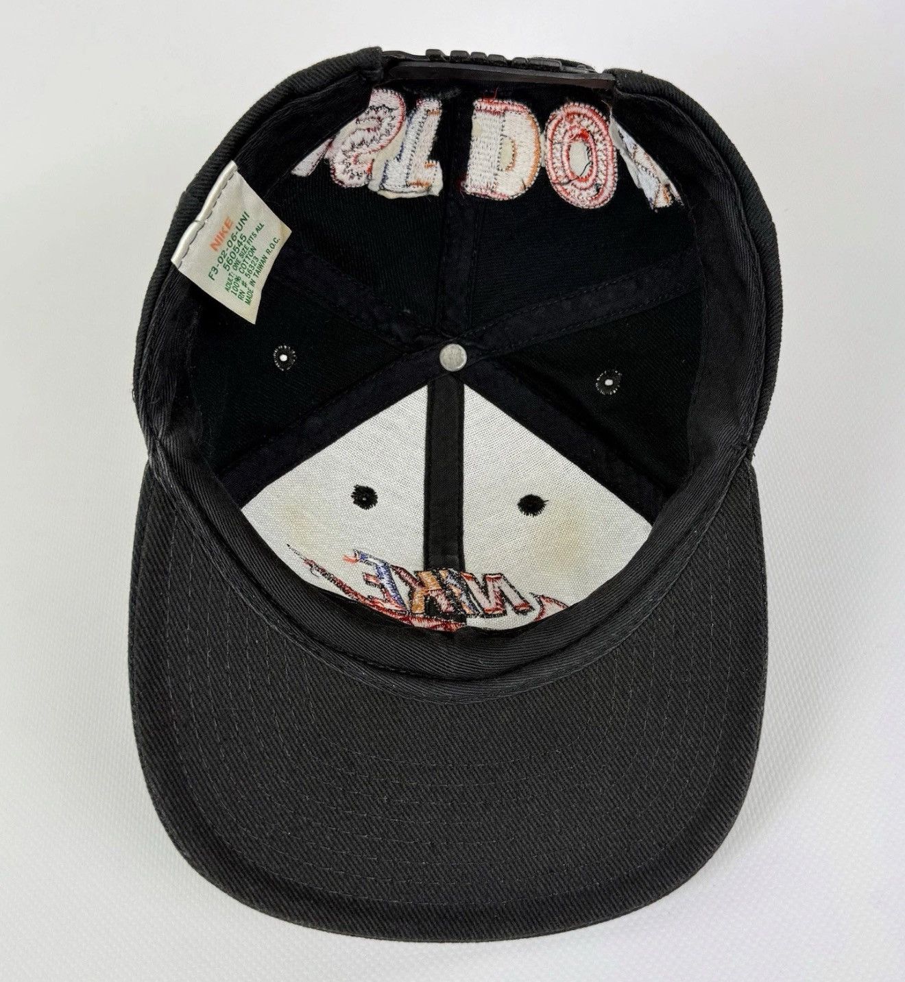Nike Vintage Nike Urban Jungle Just Do It Spike Lee SnapBack Cap Size ONE SIZE - 7 Thumbnail