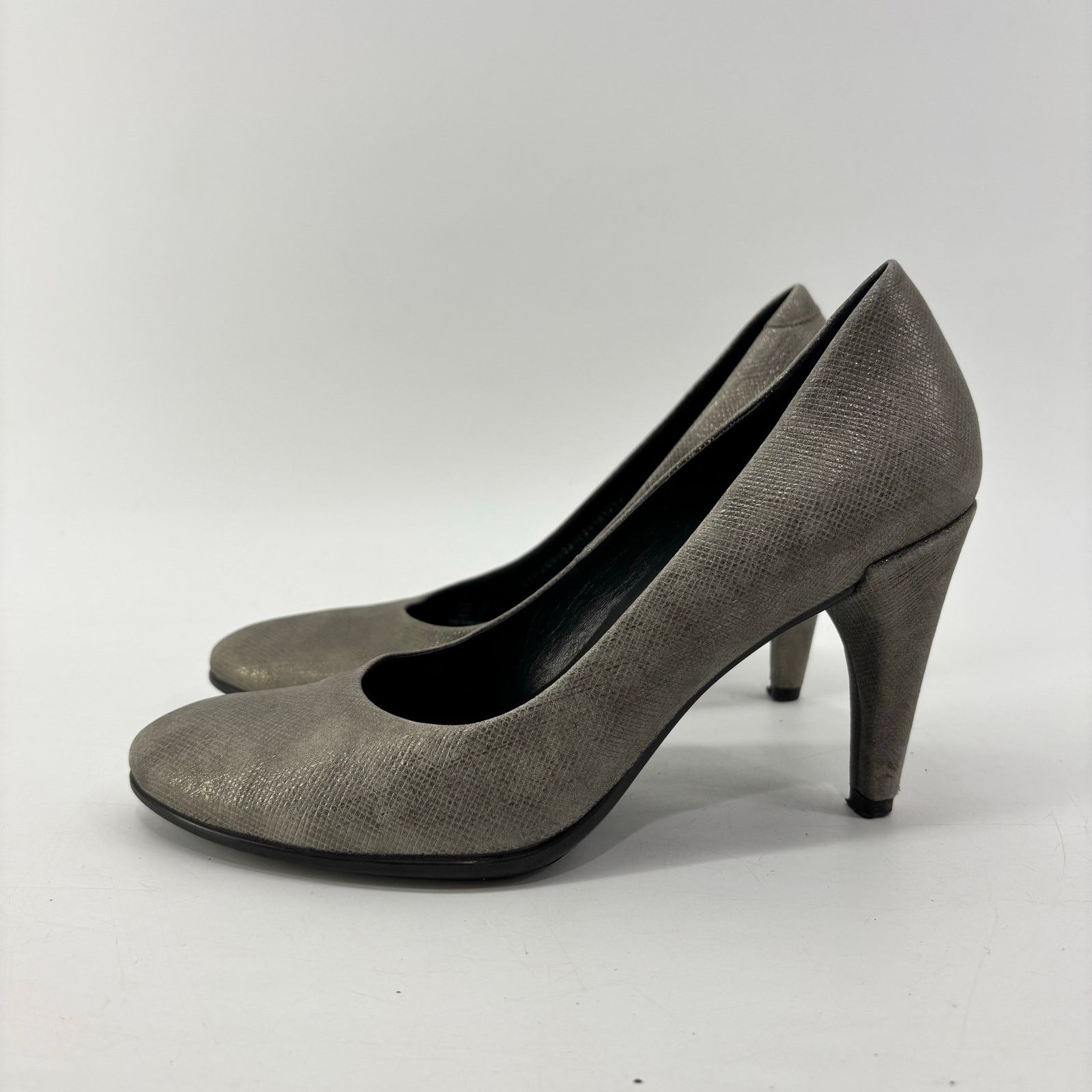Ecco ECCO Womens US 6 Shape 75 Leather Pumps Size Warm Gray Size US 6 / IT 36 - 1 Thumbnail