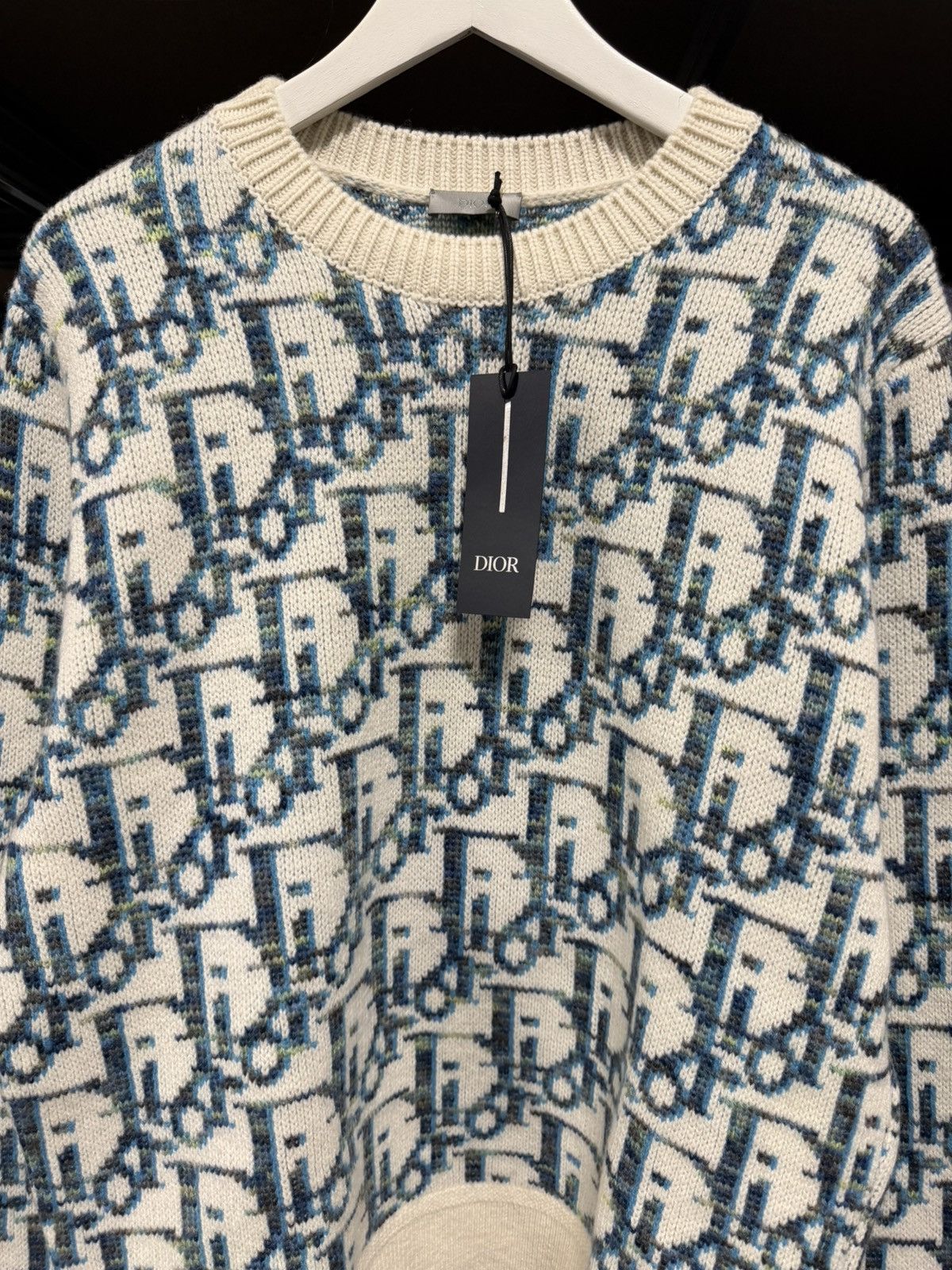 Dior Dior Oblique Jacquard Knitted Sweater RETAIL 1900$ Size US L / EU 52-54 / 3 - 3 Thumbnail