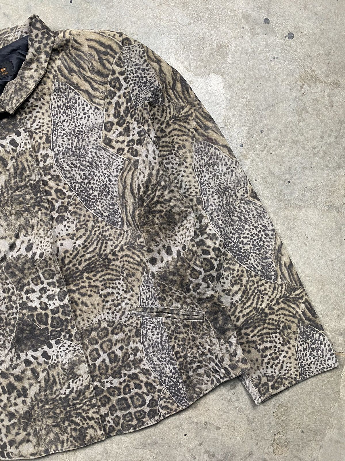 Designer × Japanese Brand Cizenne Tokyo Shibuya Leopard Camo Jacket Size M / US 6-8 / IT 42-44 - 2 Thumbnail