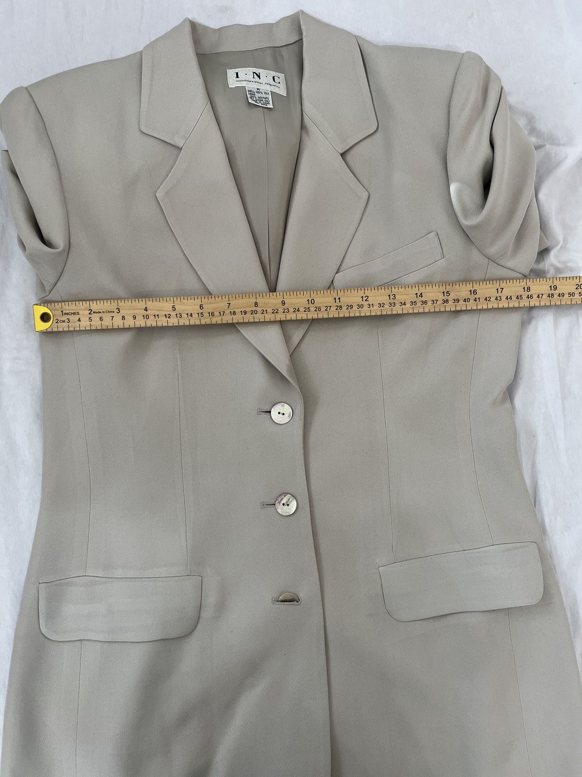 I.N.C INC International Concepts Silk 90’s Light Gray Size M / US 6-8 / IT 42-44 - 6 Thumbnail