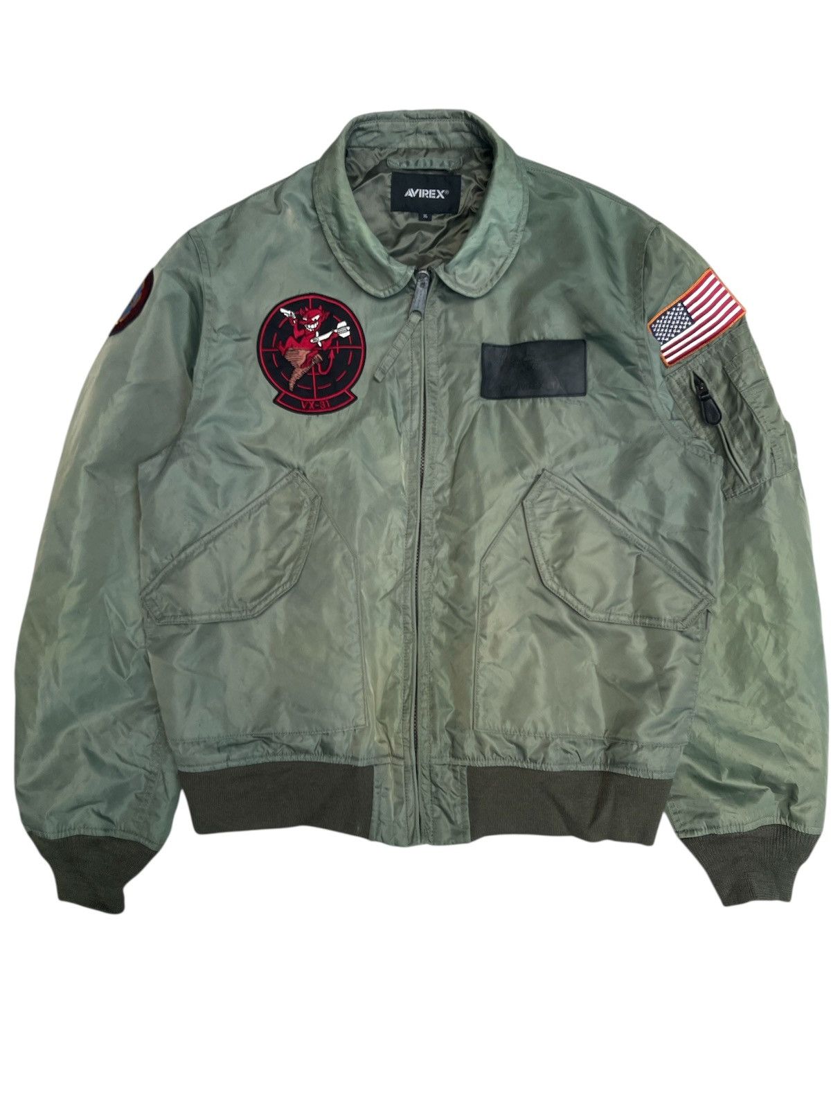 Avirex AVIREX VX-31 Bomber Jacket - VF-101 / TOPGUN Patch Size US L / EU 52-54 / 3 - 1 Thumbnail