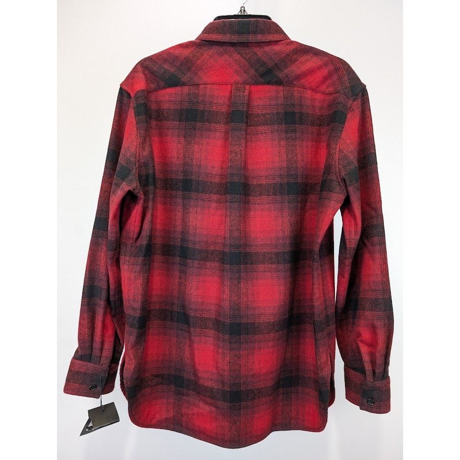Saint Laurent Paris o1rshd1 Checked Button Up Shirt in Red/Black Size US M / EU 48-50 / 2 - 11 Thumbnail