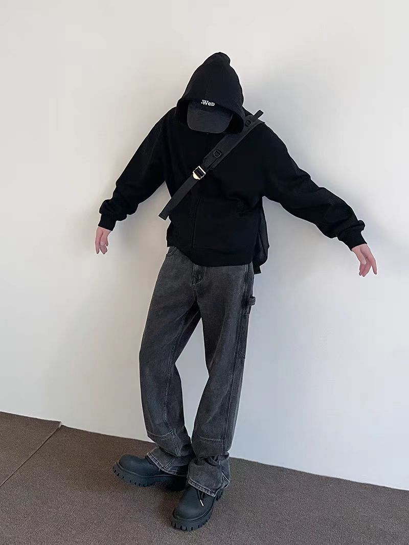 Japanese Brand × Jean High Street Zipper Split Aged Workwear Micro Flare Jeans Size US 34 / EU 50 - 5 Thumbnail