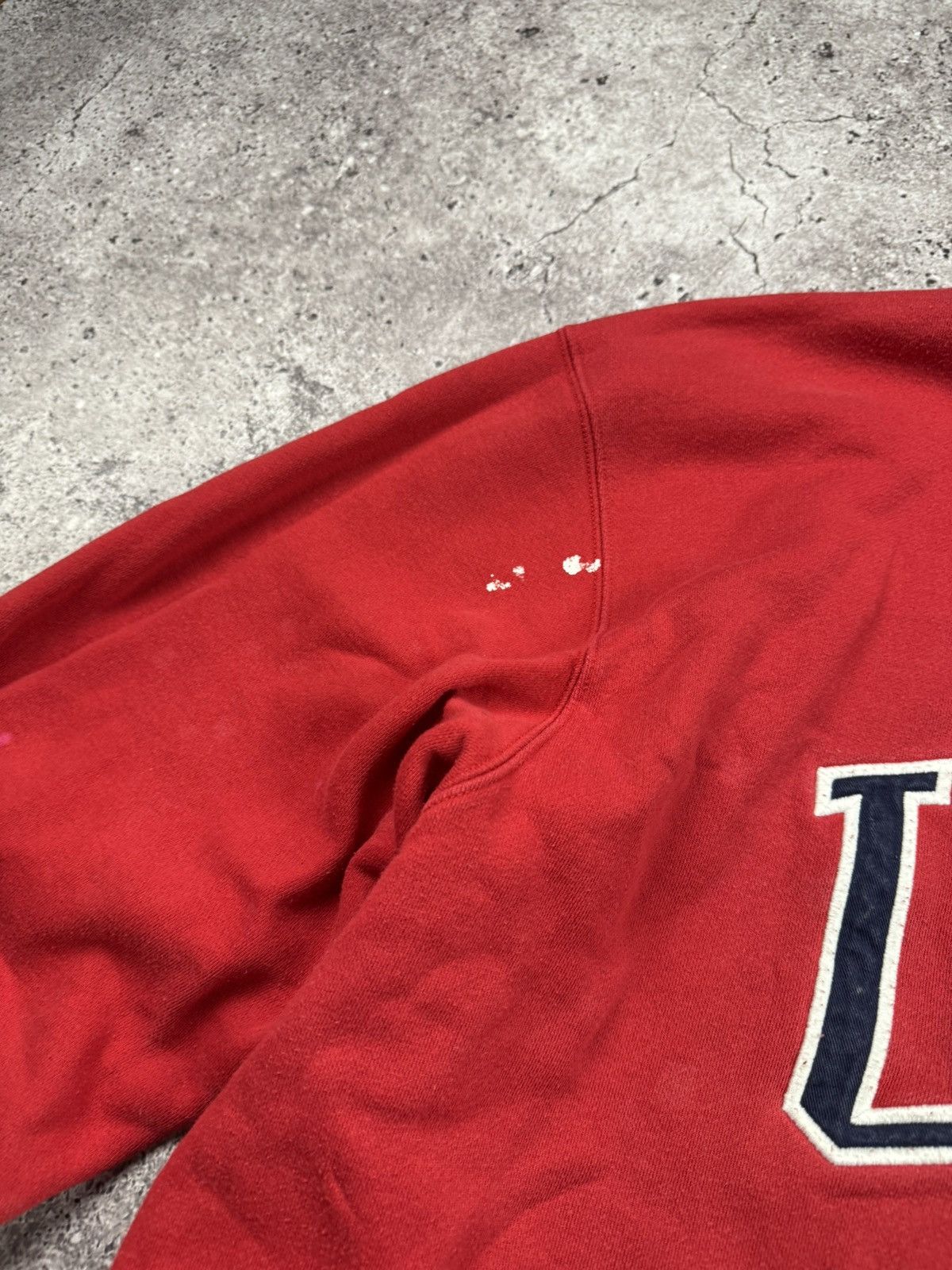 Polo Ralph Lauren VTG 90s POLO RALPH LAUREN USA BAGGY PAINTED Y2KSWEATSHIRT Size US XL / EU 56 / 4 - 5 Thumbnail