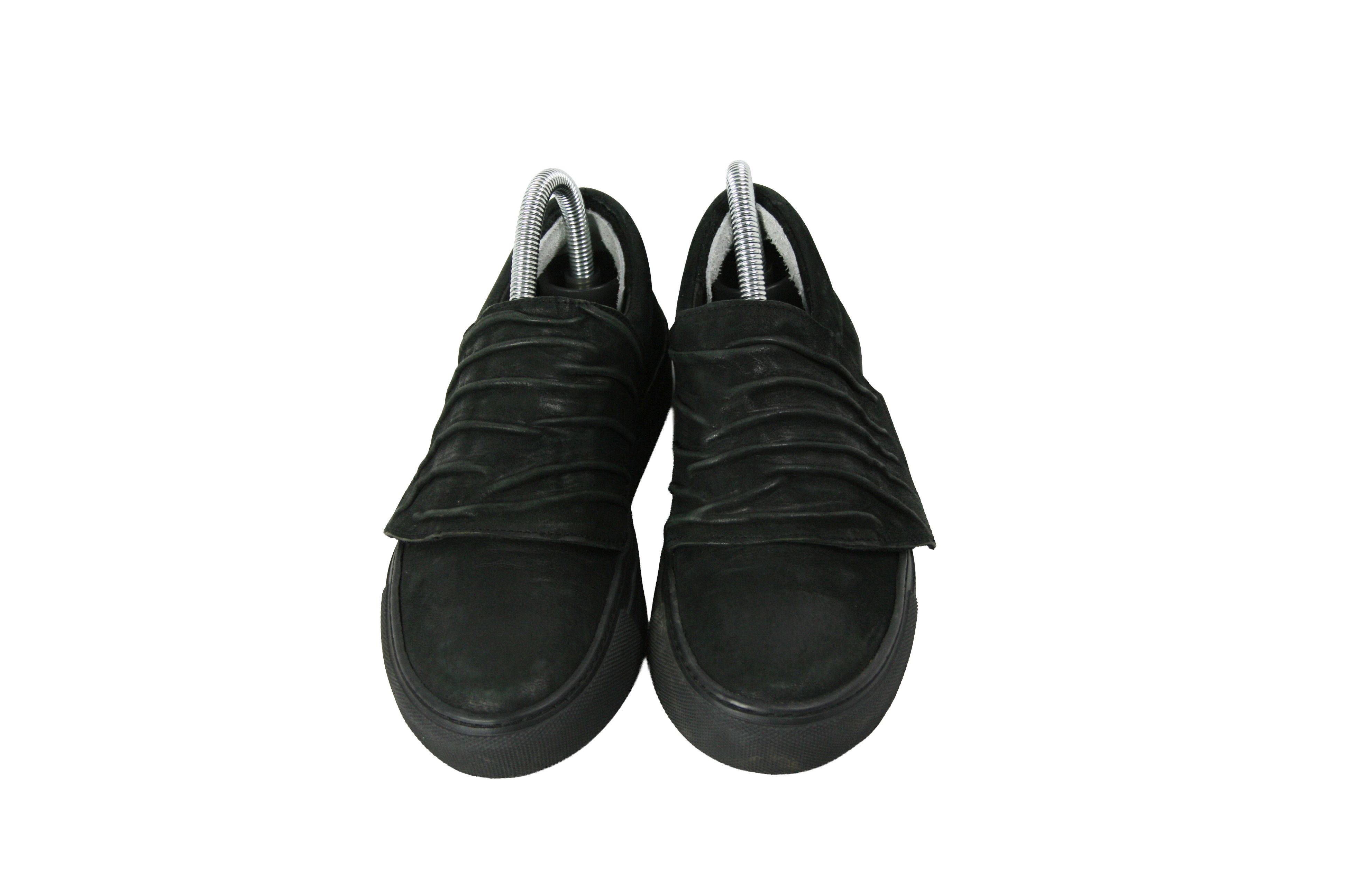 The Last Conspiracy Avant Garde Horse Leather Crinkle Straps Low Sneakers Size US 8 / IT 38 - 7 Thumbnail
