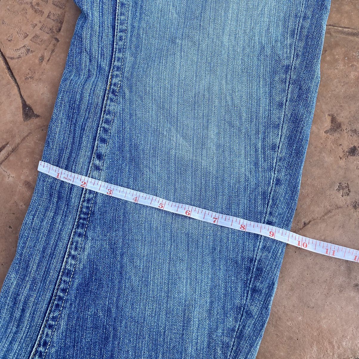 Japanese Brand Thrashed Vintage Dragon Boro Indigo ERD GRUNGE YOHJI JEANS Size US 33 - 12 Thumbnail