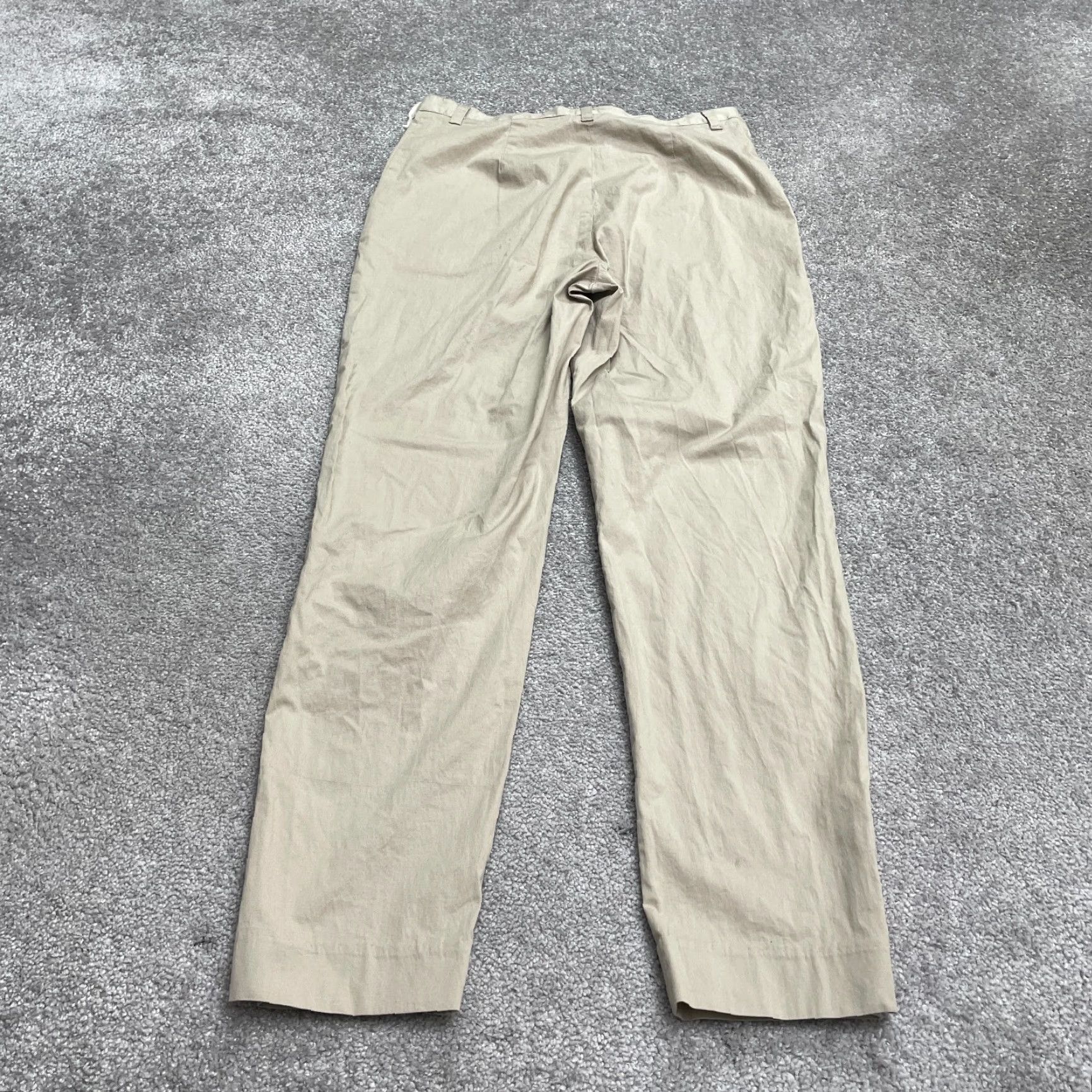 Jones New York Jones New York Womens Pants 10 Khaki Brown High Rise Ankle Zip 30x27.5 Size 32" / US 10 / IT 46 - 2 Thumbnail