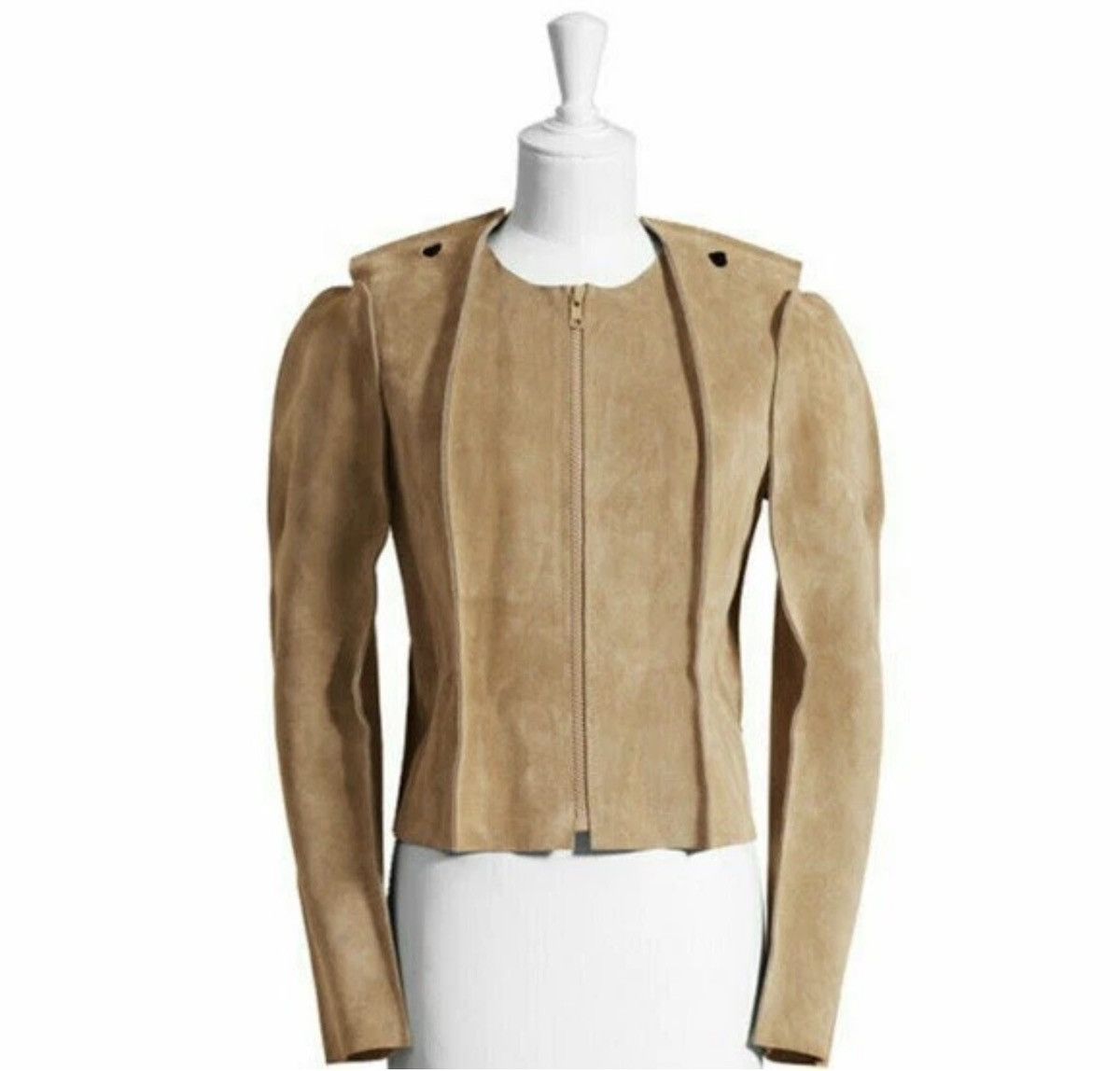 Maison Margiela Maison Margiela X H&M Suede Flat Pattern Cut Jacket Size S / US 4 / IT 40 - 4 Thumbnail