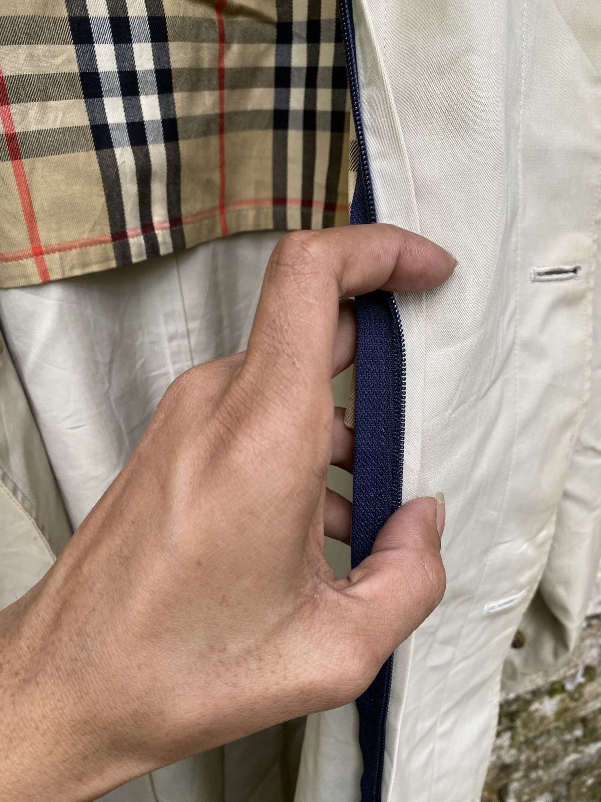 Burberry × Burberry Prorsum ✨Steals✨Vtg Burberry Nova Check Trench Coat Size US L / EU 52-54 / 3 - 8 Thumbnail