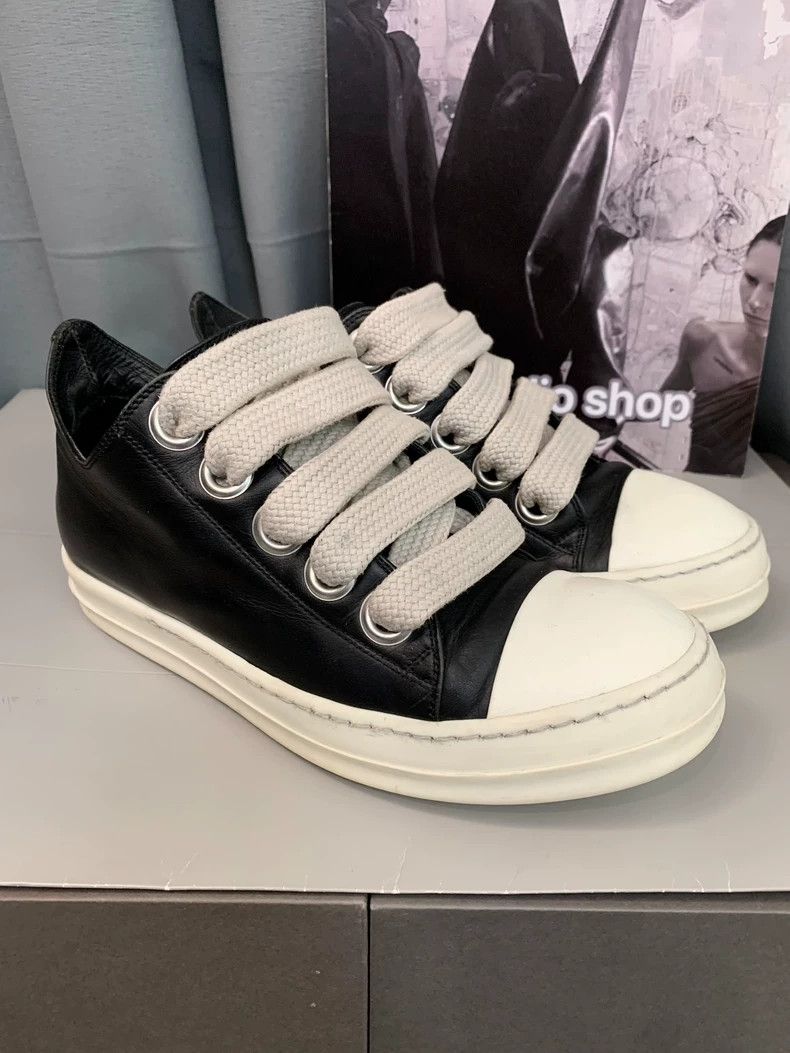 Rick Owens Rick Owens low-top wide shoelace leather deck shoes Size US 7 / EU 40 - 2 Thumbnail