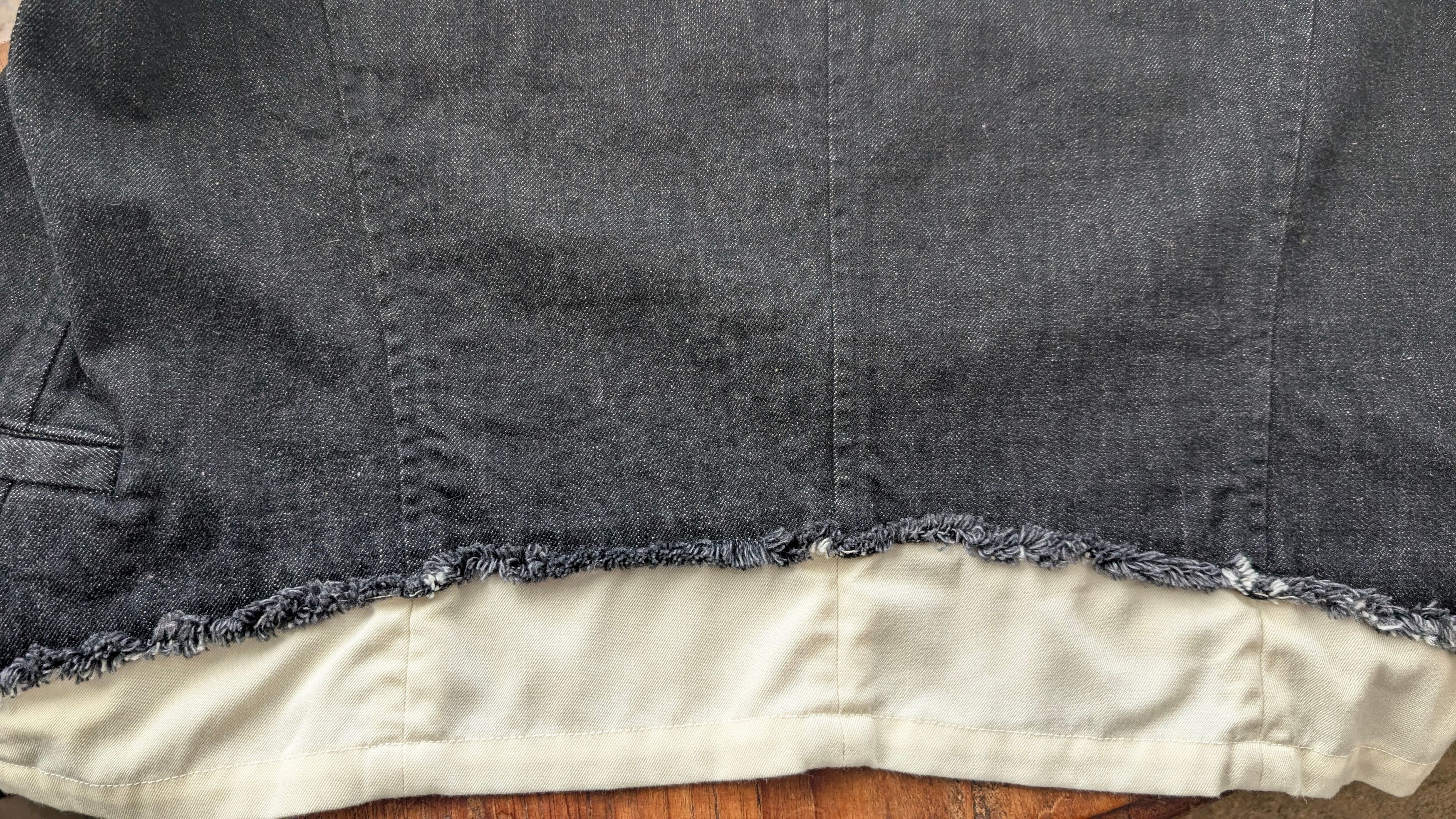 Limi Feu LIMI FEU black and bleached denim/wool vest Size M / US 6-8 / IT 42-44 - 8 Thumbnail