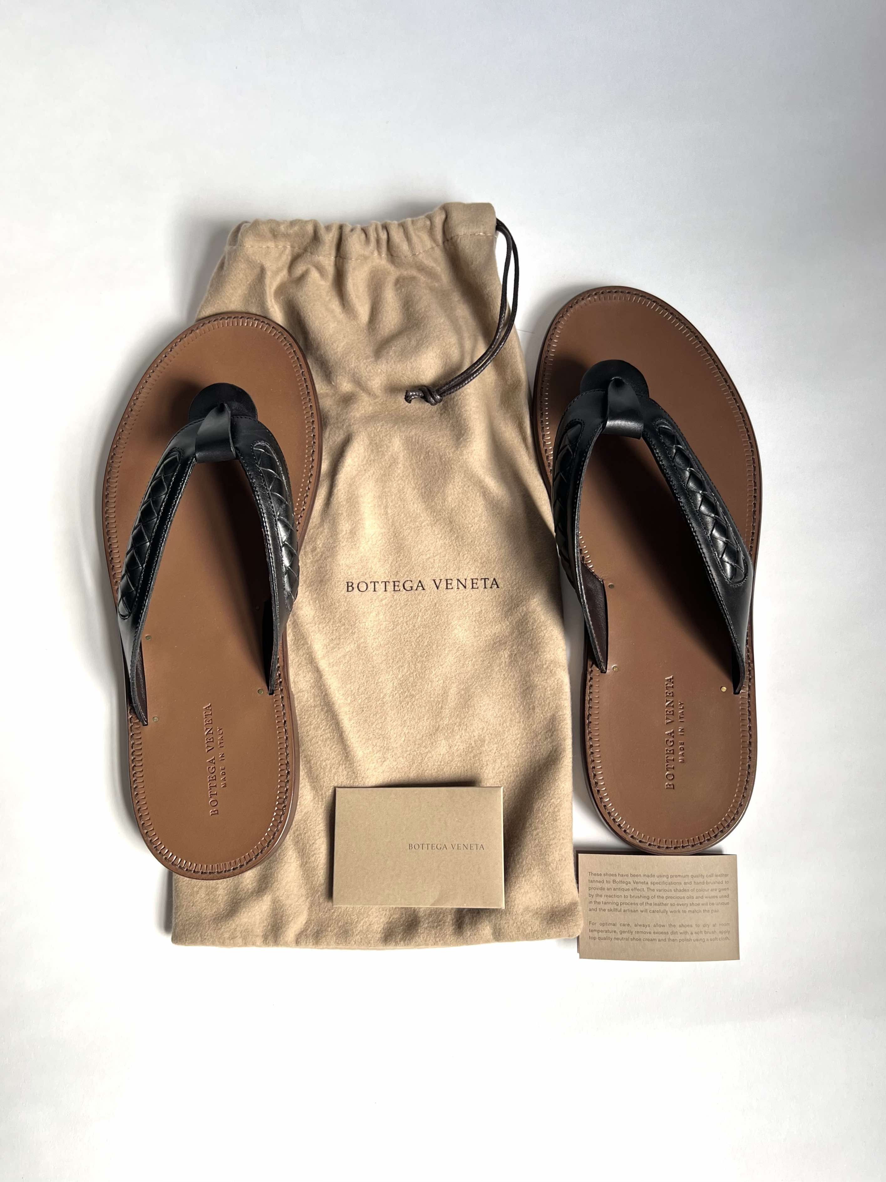 Bottega Veneta Bottega Veneta Woven Leather Sandal Size US 10.5 / EU 43-44 - 6 Thumbnail