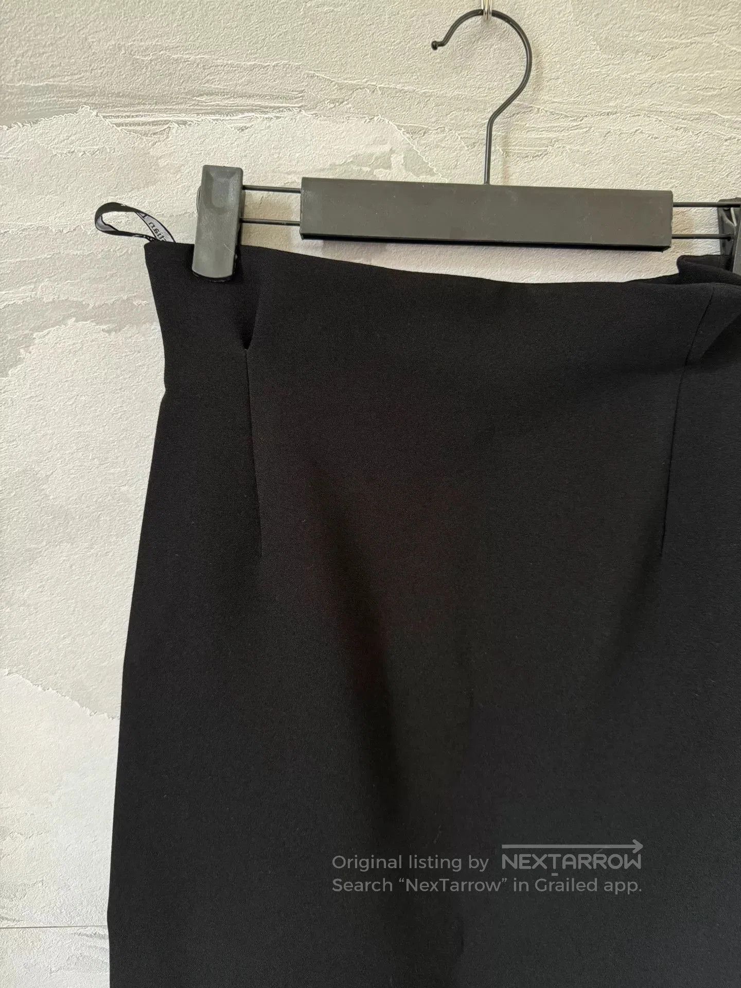 Dior black silk wool midi skirt by Dior. Size US 38 / EU 54 - 3 Thumbnail