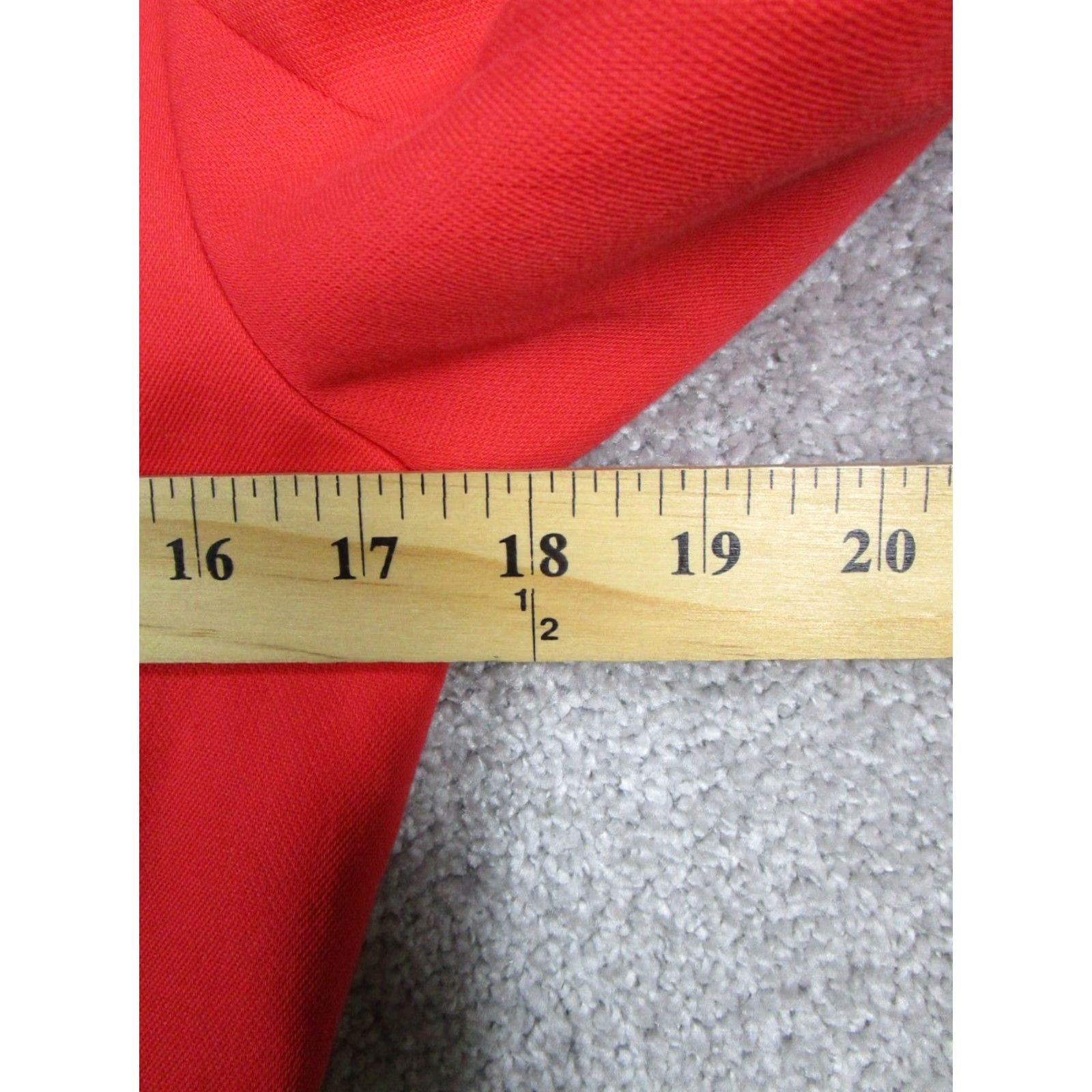 Zara VINTAGE Zara Jacket Women Medium Red Cotton Solid Basic Jacket 2000s Womens Size M / US 6-8 / IT 42-44 - 7 Thumbnail