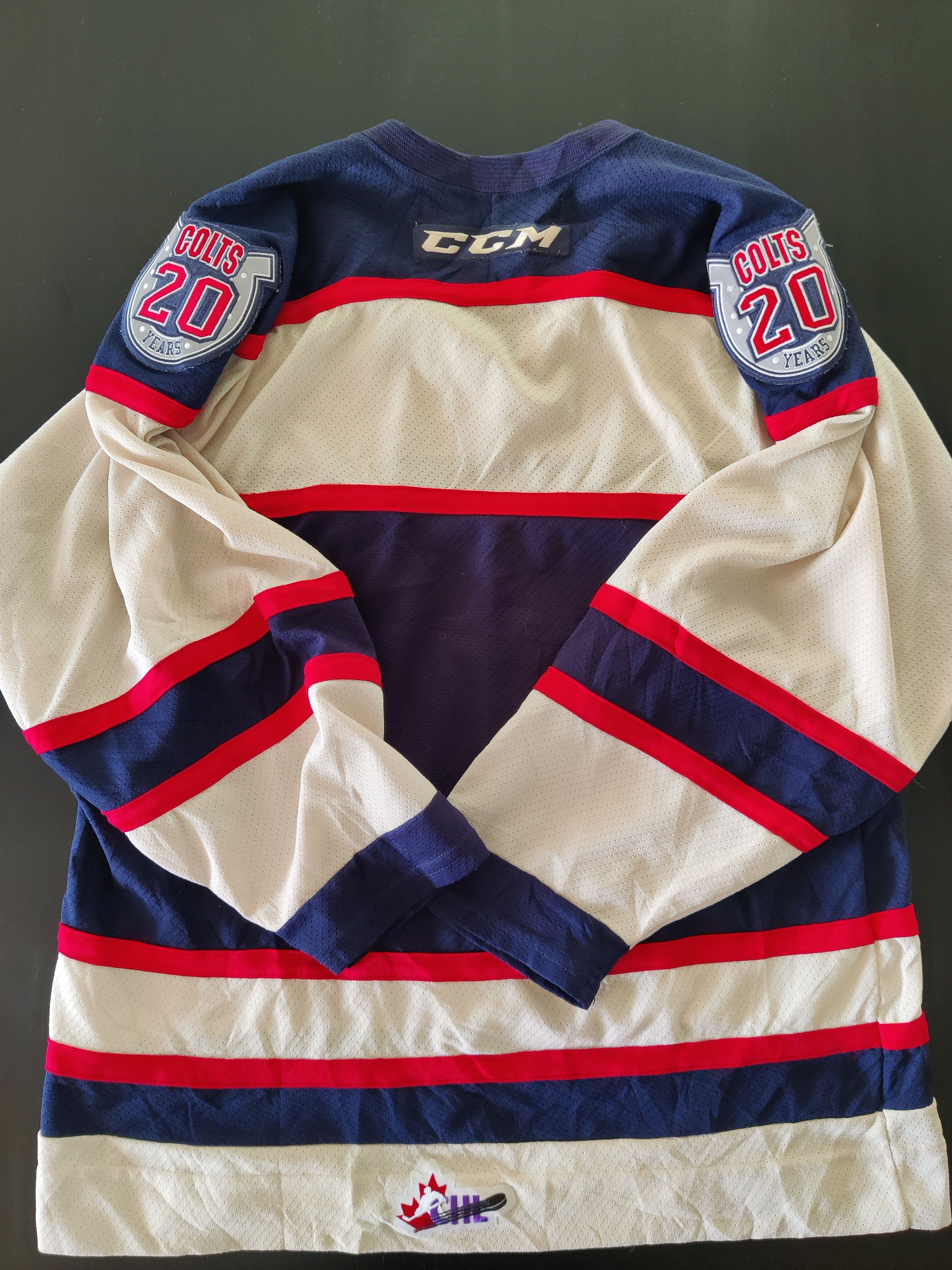Ccm CCM Barrie Colts OHL CHL Jersey 20th Anniversary 1995 M Size US M / EU 48-50 / 2 - 9 Thumbnail