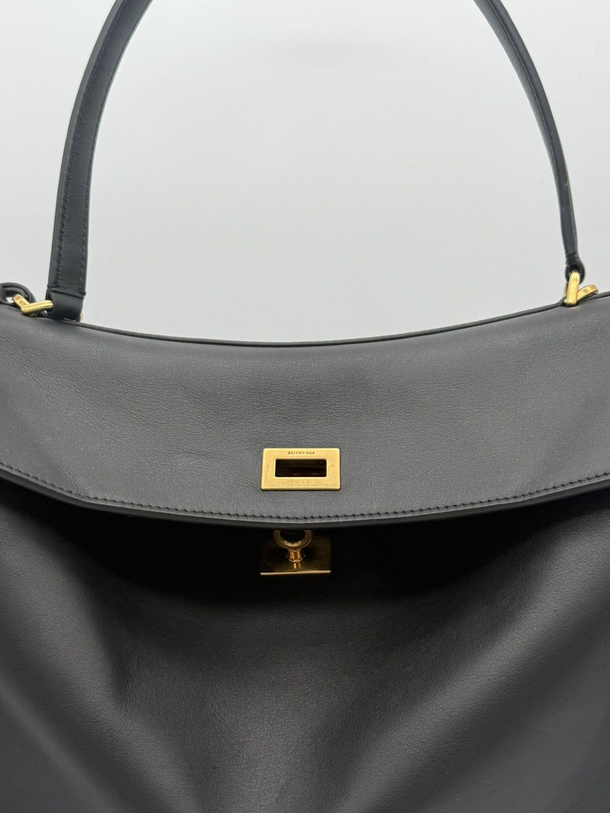 Balenciaga Balenciaga Rodeo Shoulder Bag Leather Medium $4590 Size ONE SIZE - 2 Thumbnail