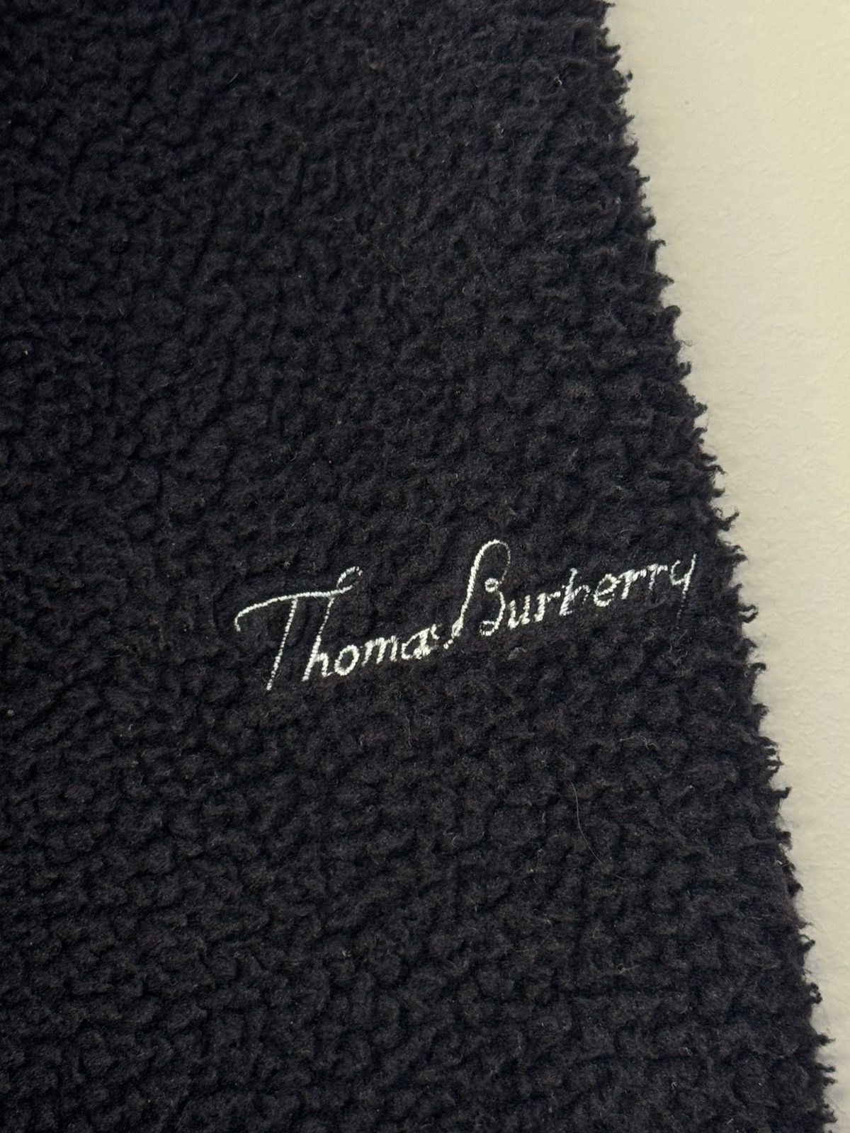 Burberry Thomas Burberry Fleece Zip Up Polar Sherpa sweatshirt 90s Size US L / EU 52-54 / 3 - 3 Thumbnail